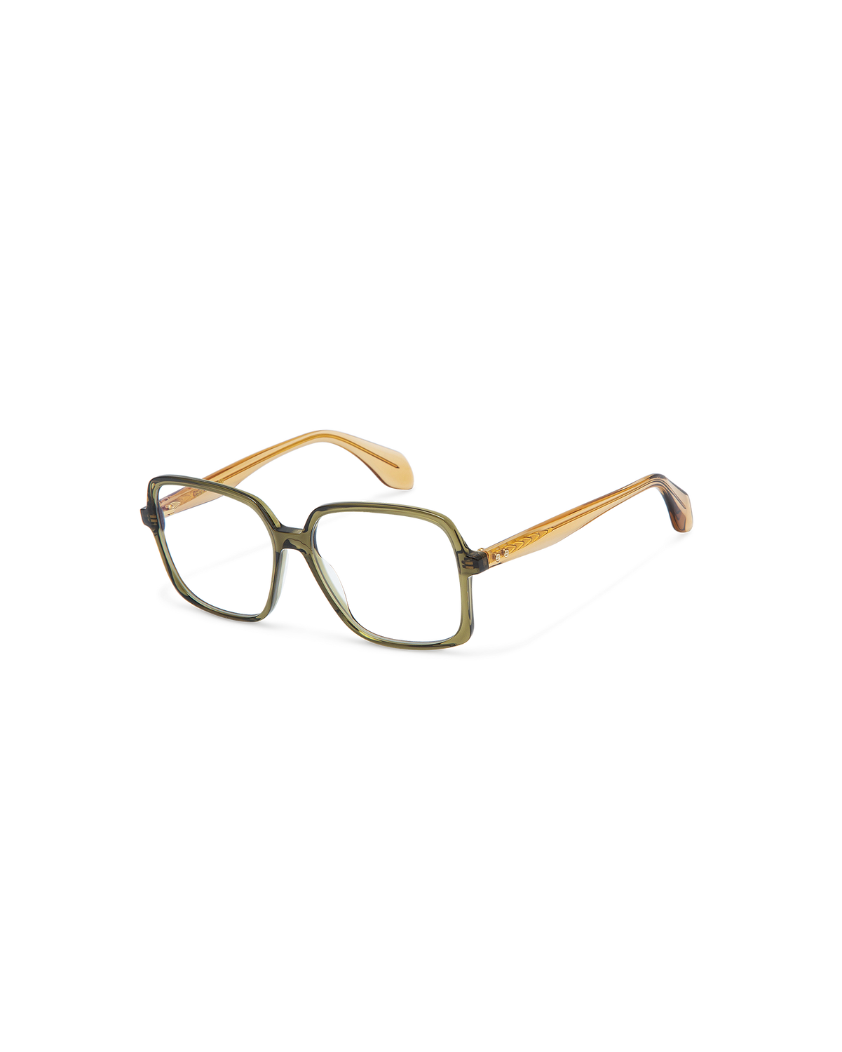 SHALE: Cuadrada Acetato Verde optical glasses by GIGI STUDIOS 9901