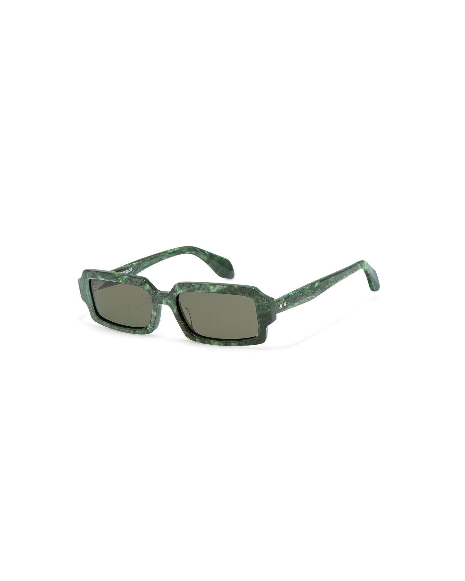 AMBER: Tiny Acetato Verde sunglasses by GIGI STUDIOS 9910