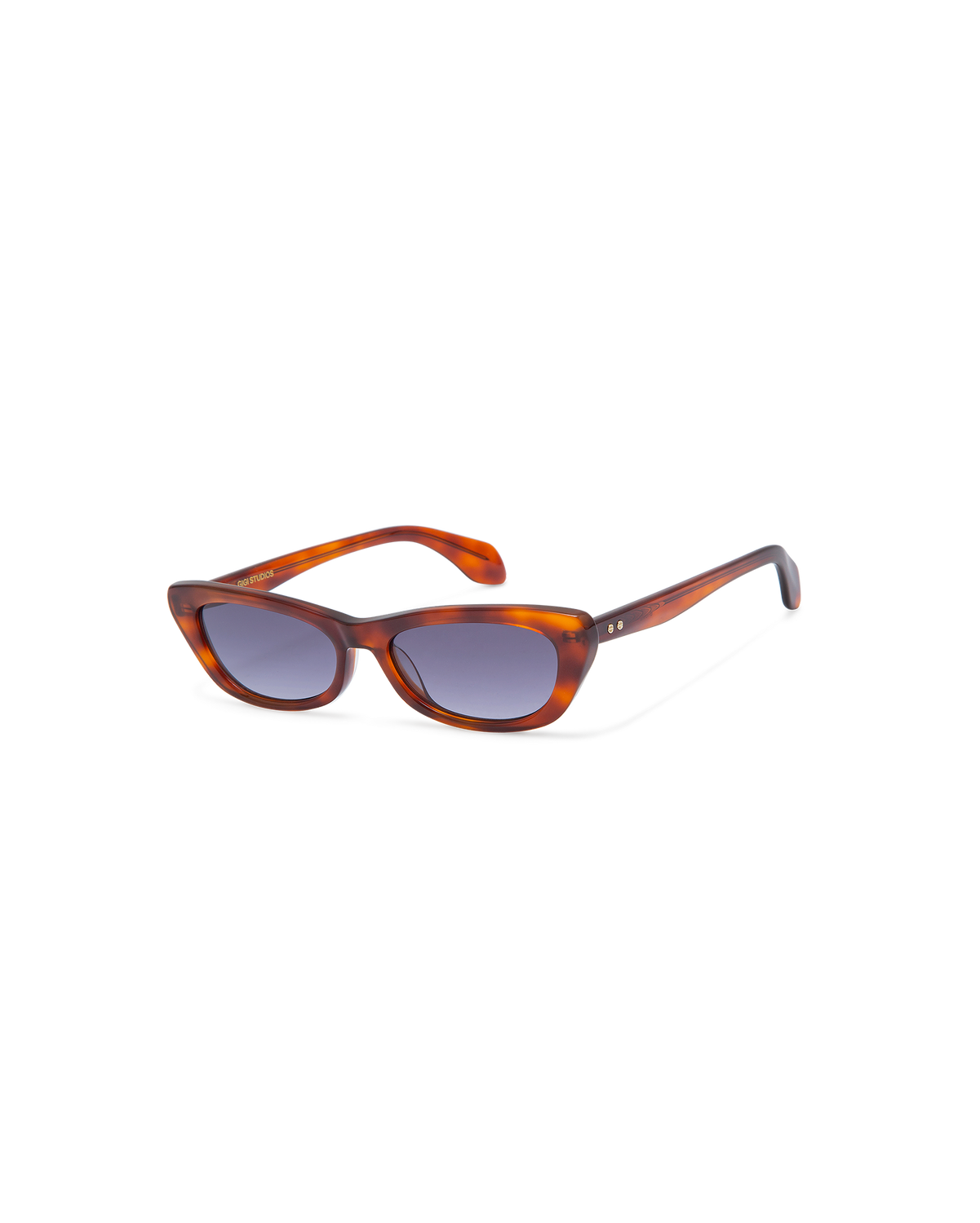 BRUME: Tiny Acetato Havana sunglasses by GIGI STUDIOS 9912
