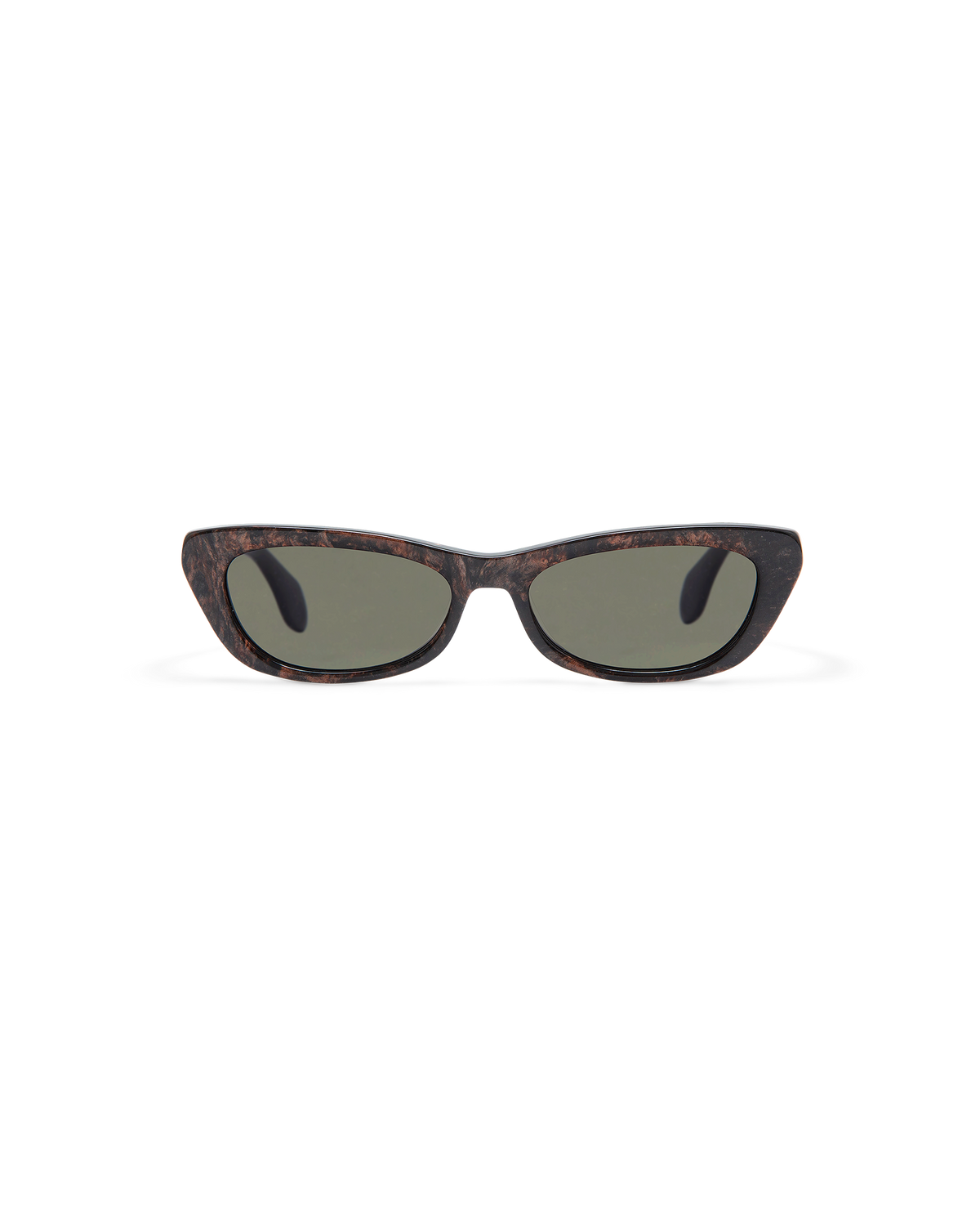 BRUME: Tiny Acetato Marrón sunglasses by GIGI STUDIOS 9865