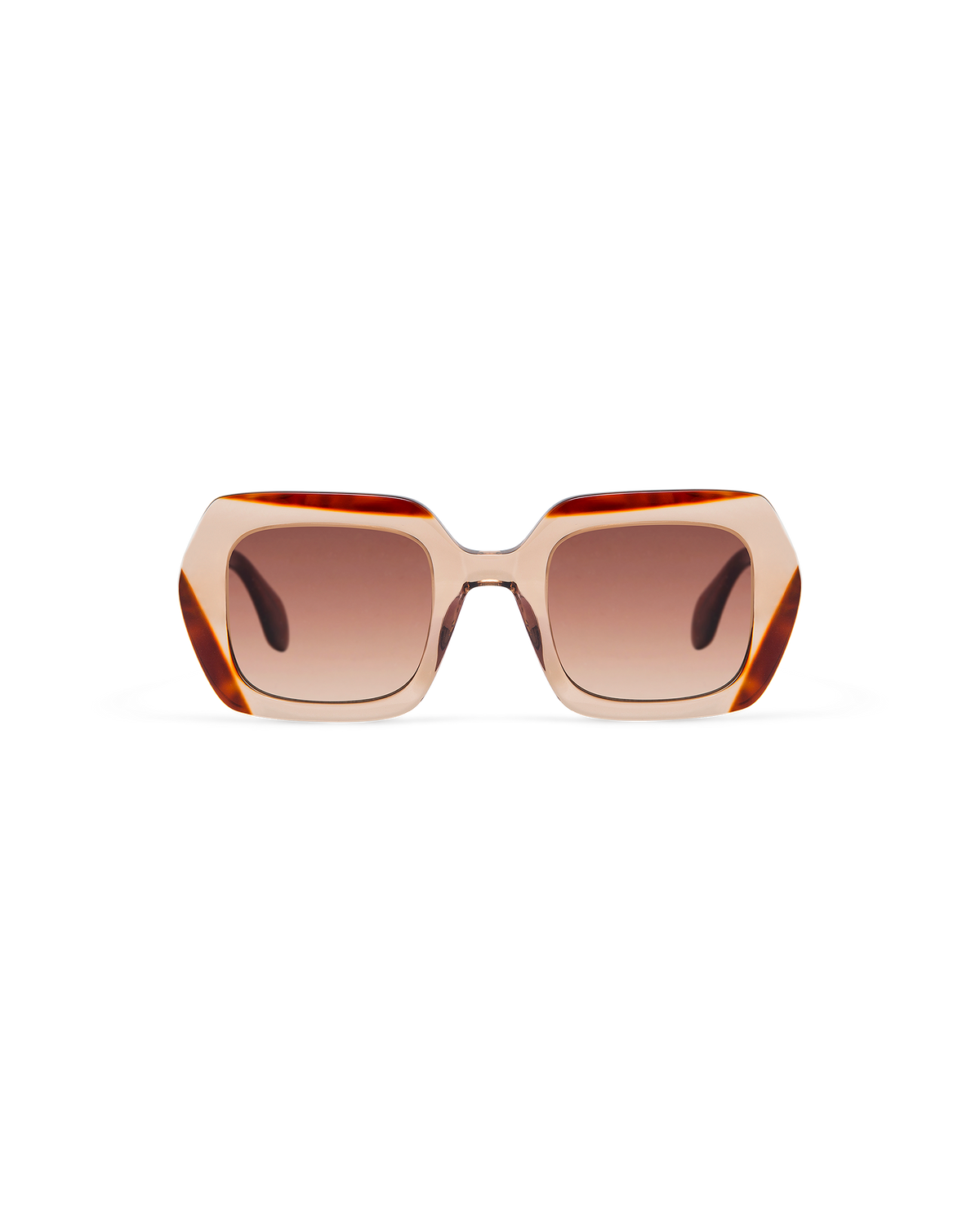 CEDAR: Geométricas Acetato Marrón sunglasses by GIGI STUDIOS 9869