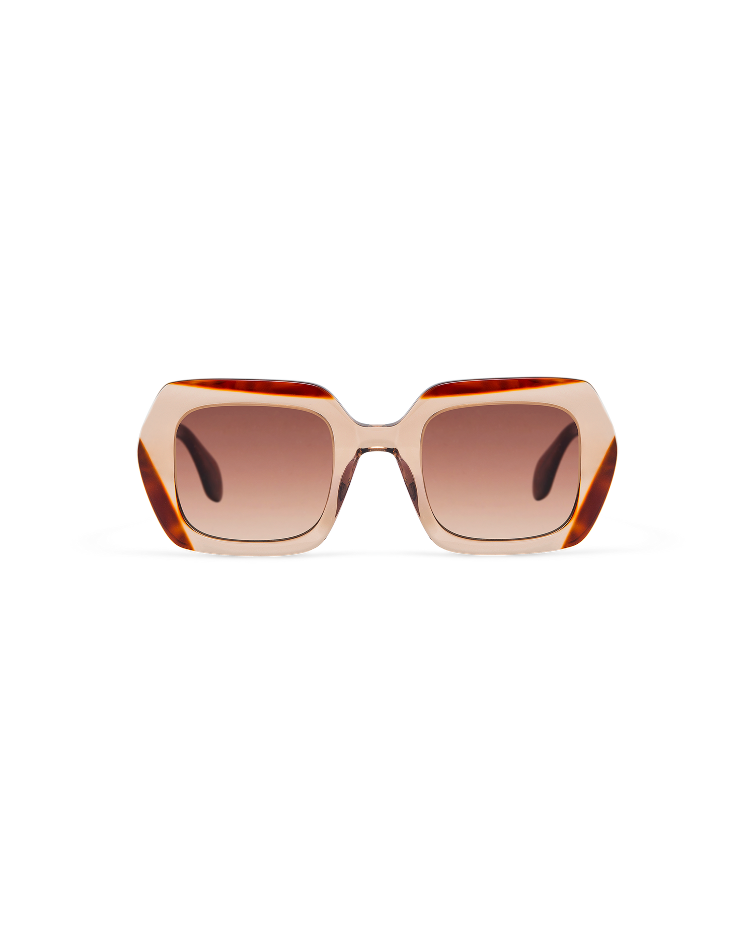 CEDAR: Geométricas Acetato Marrón sunglasses by GIGI STUDIOS 9869