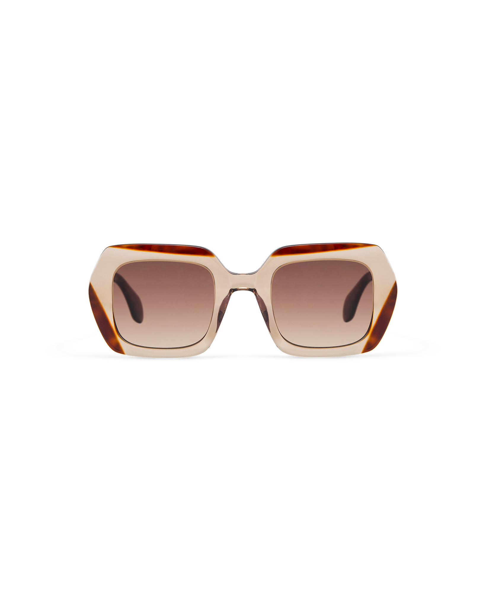 CEDAR: Geométricas Acetato Marrón sunglasses by GIGI STUDIOS 9869