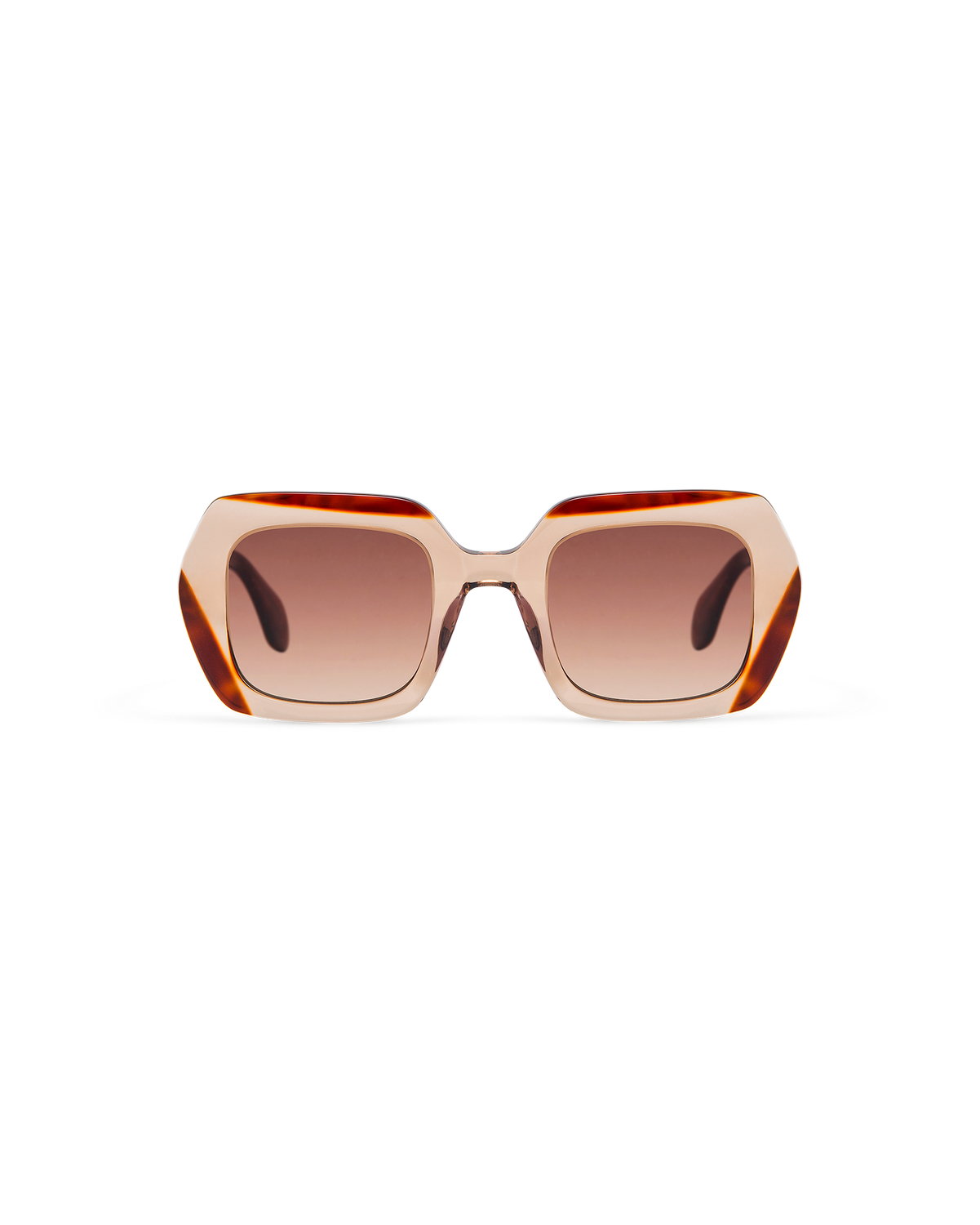 CEDAR: Geométricas Acetato Marrón sunglasses by GIGI STUDIOS 9869