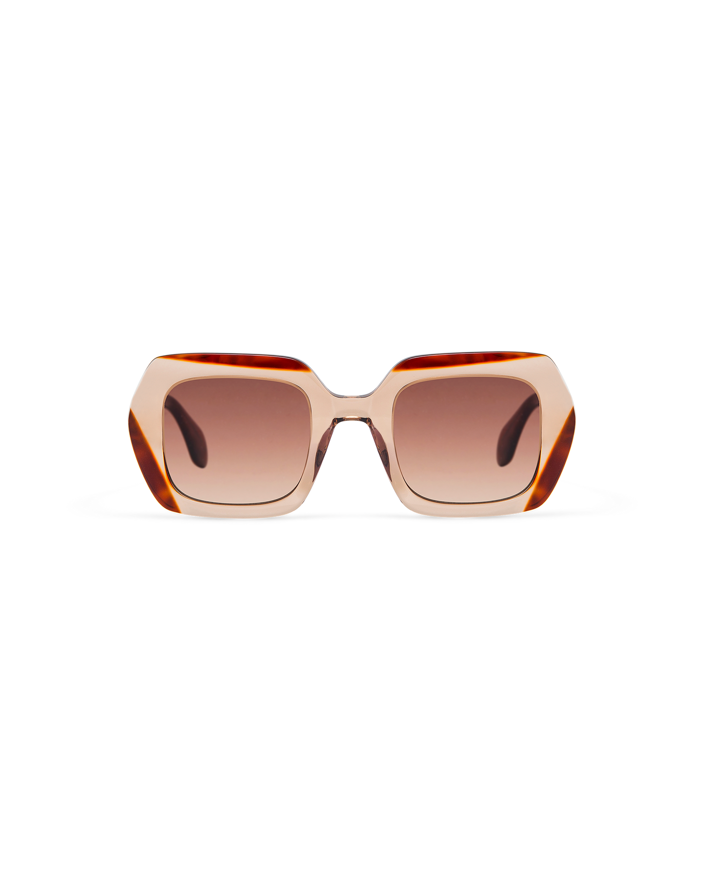 CEDAR: Geométricas Acetato Marrón sunglasses by GIGI STUDIOS 9869