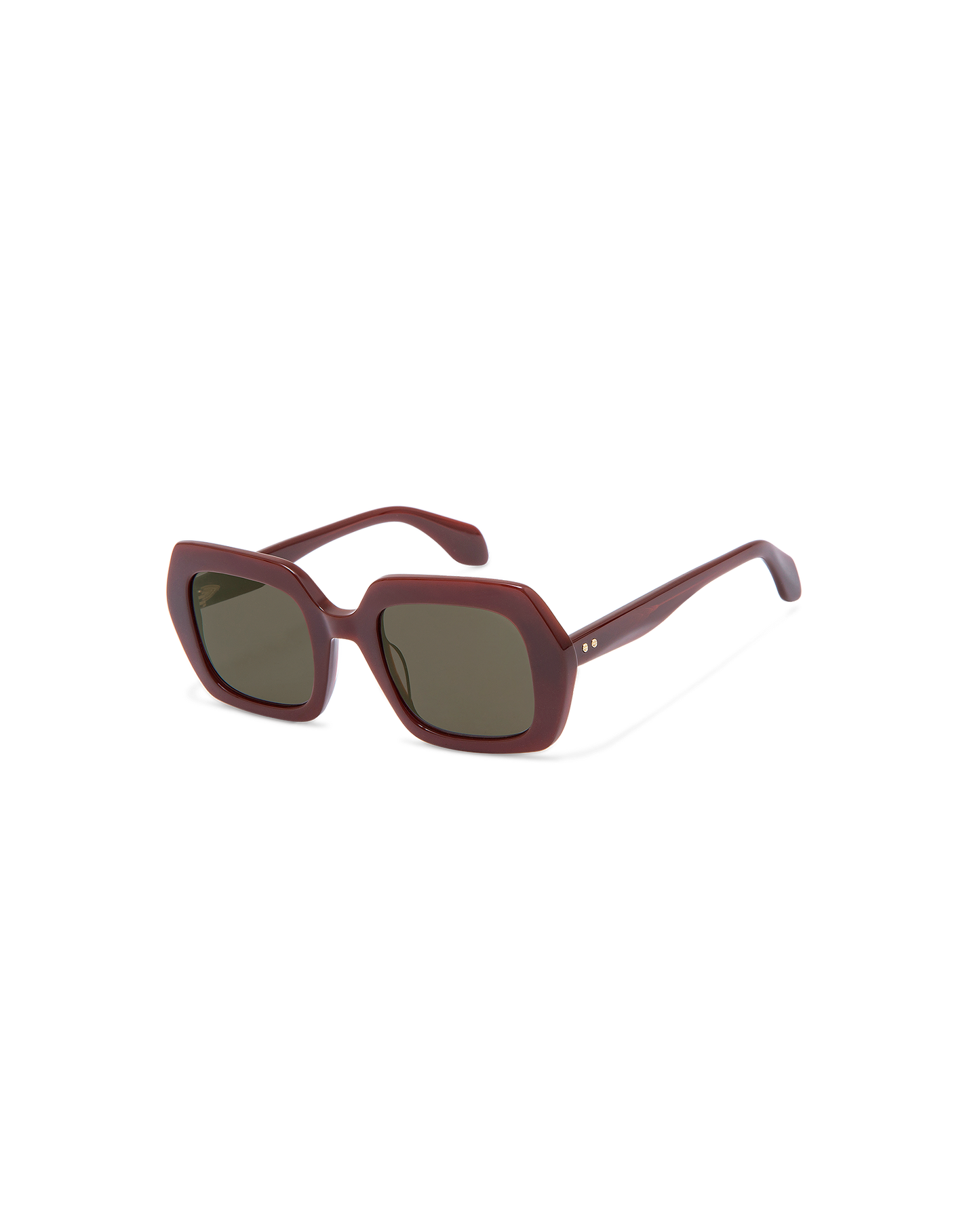 CEDAR: Geométricas Acetato Marrón sunglasses by GIGI STUDIOS 9918