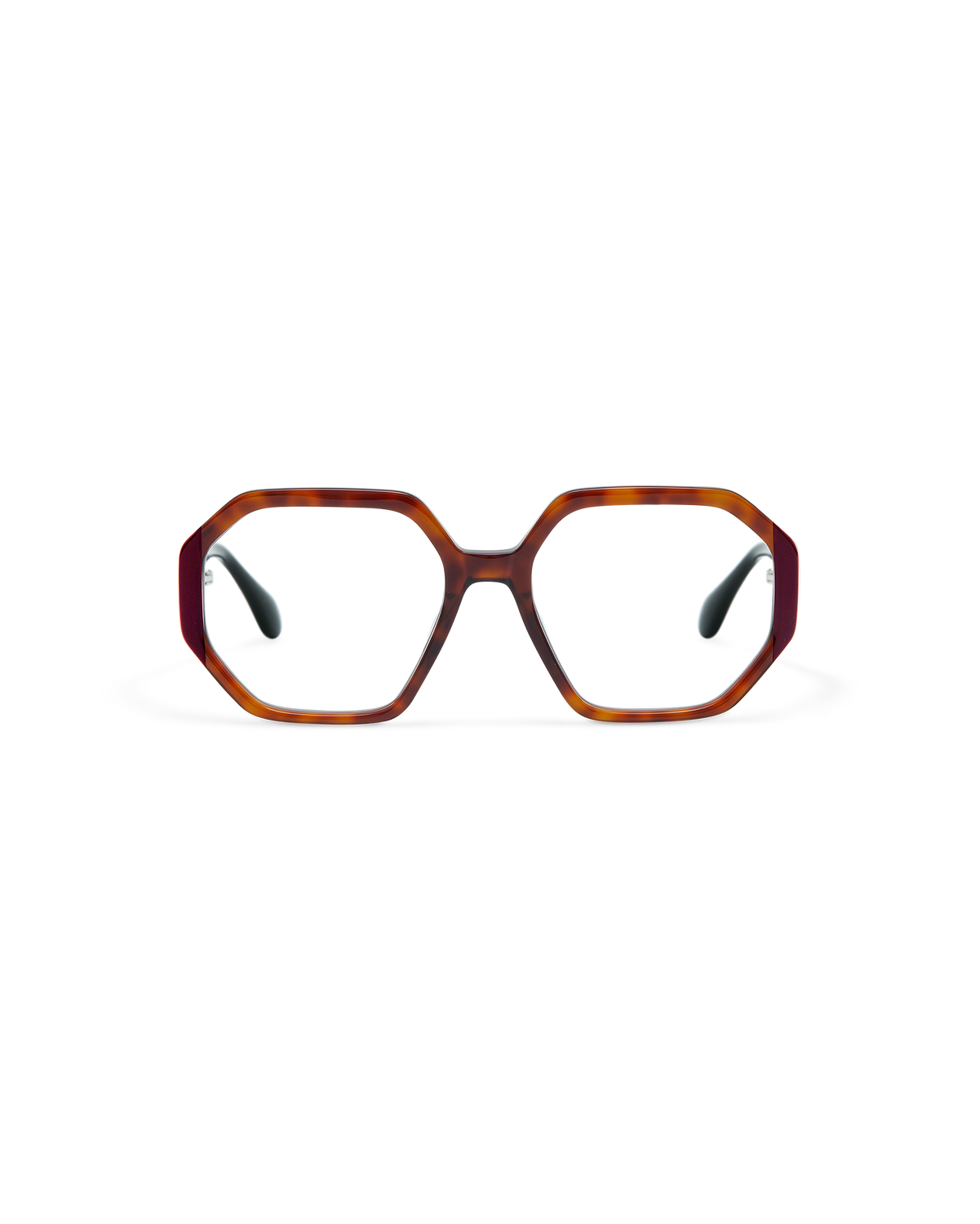 CORINA: Geométricas Acetato Havana optical glasses by GIGI STUDIOS 10559