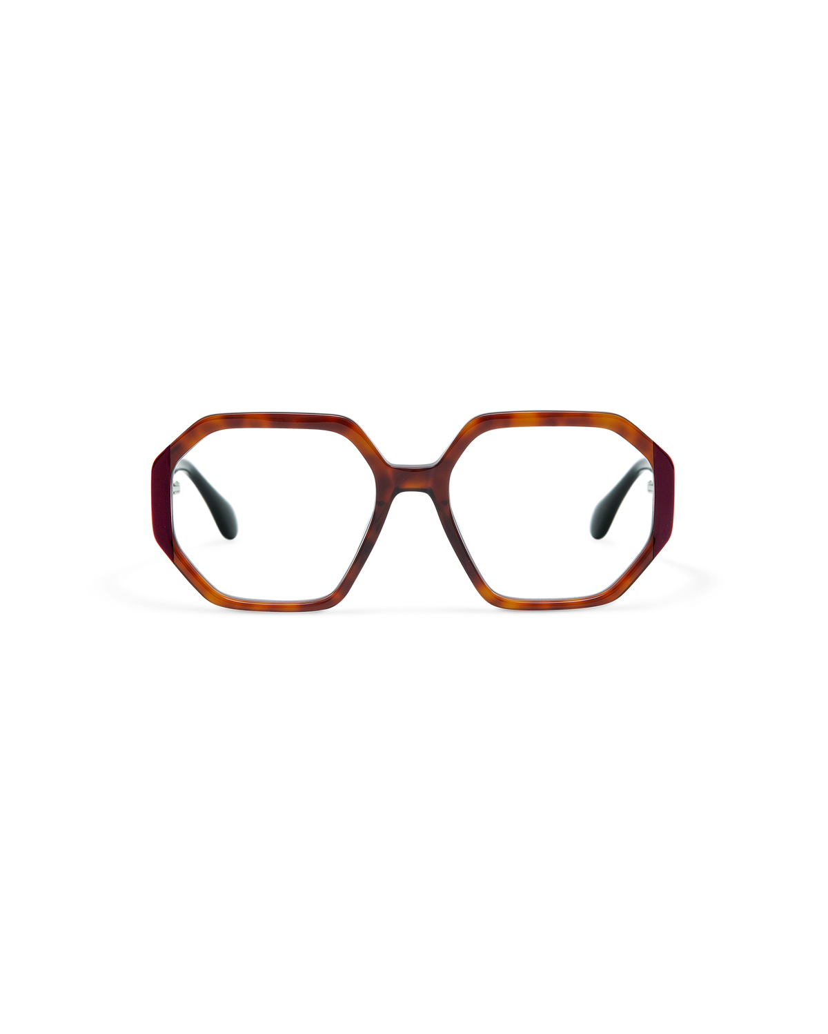 CORINA: Geométricas Acetato Havana optical glasses by GIGI STUDIOS 10559