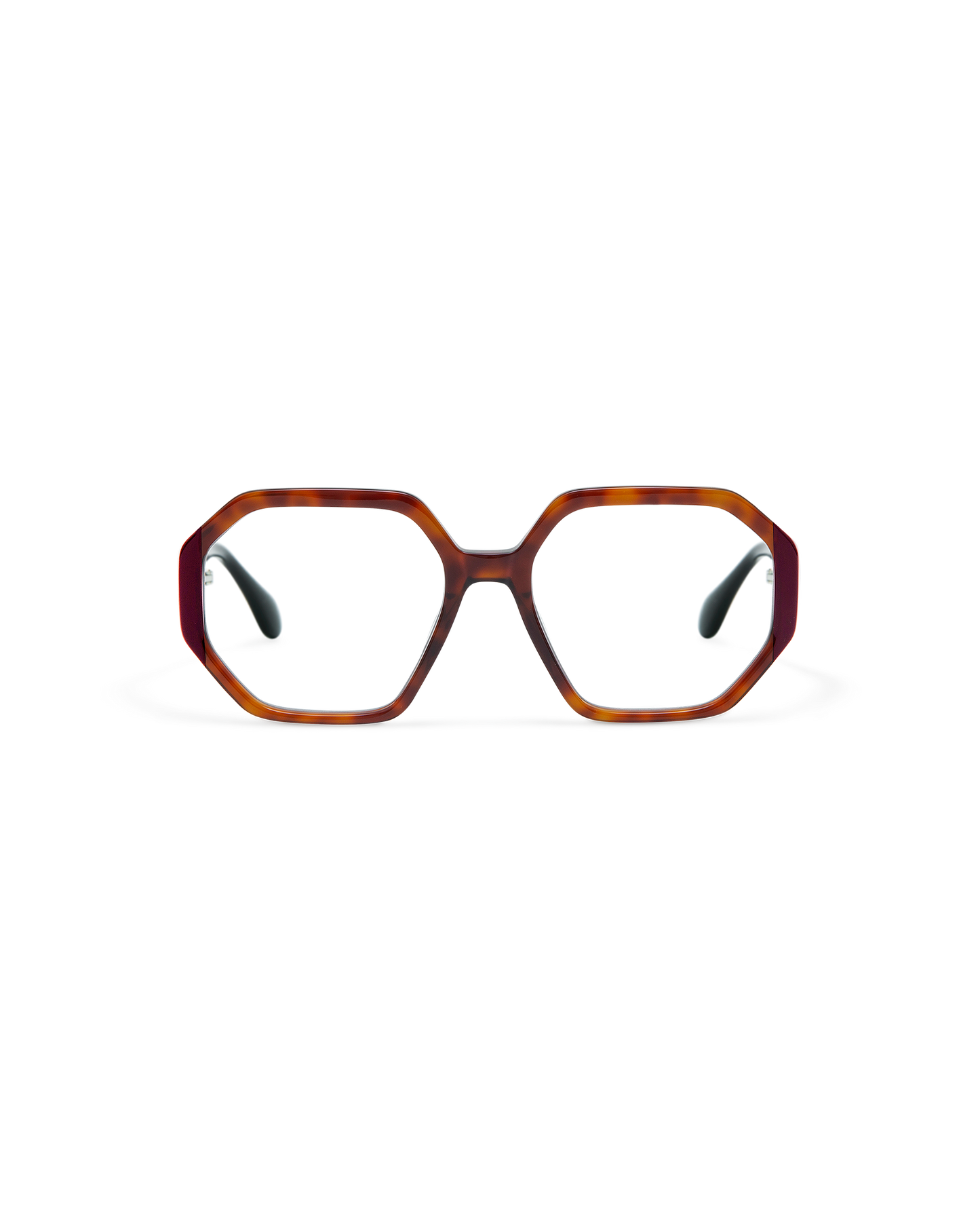CORINA: Geométricas Acetato Havana optical glasses by GIGI STUDIOS 10559