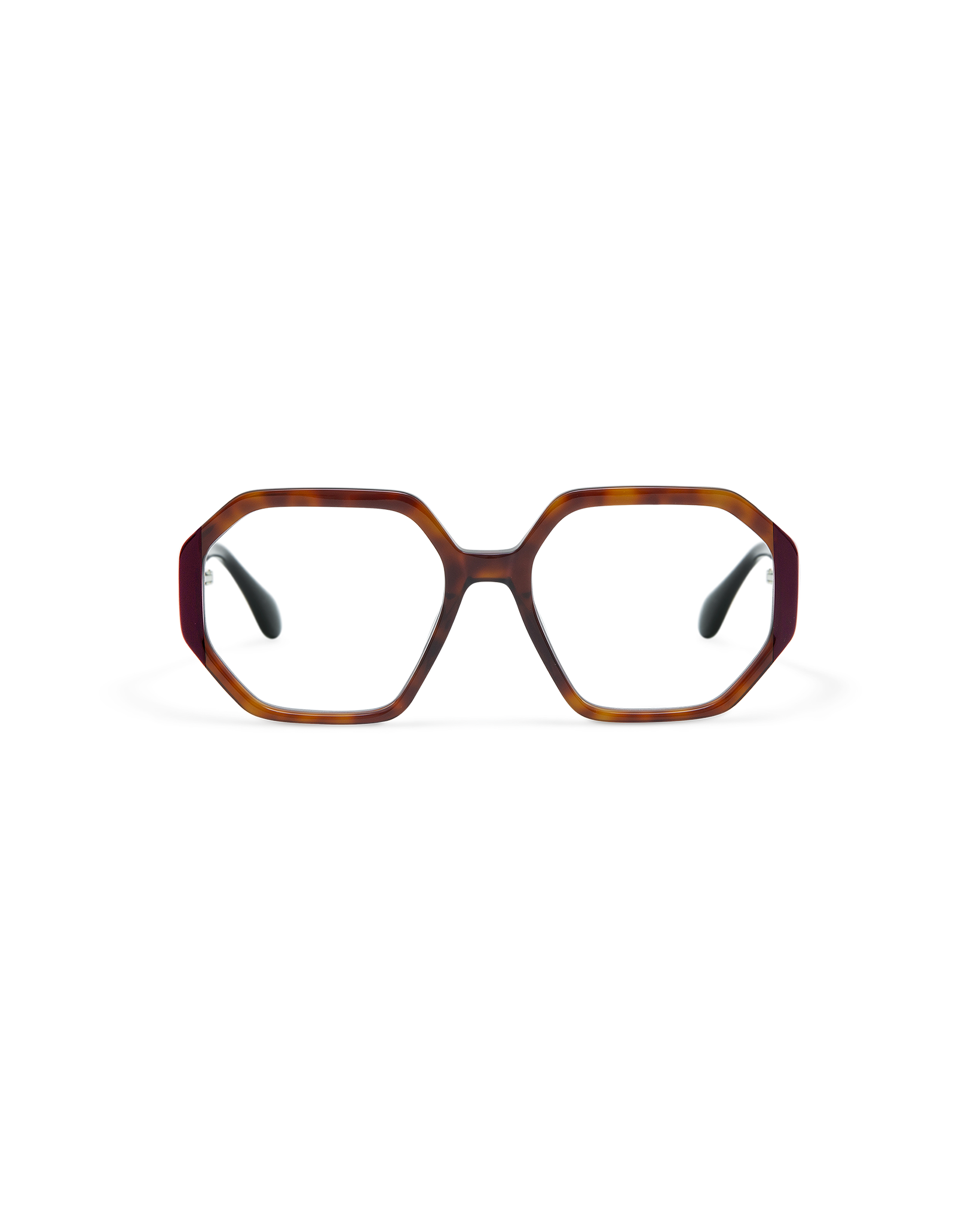 CORINA: Geométricas Acetato Havana optical glasses by GIGI STUDIOS 10559
