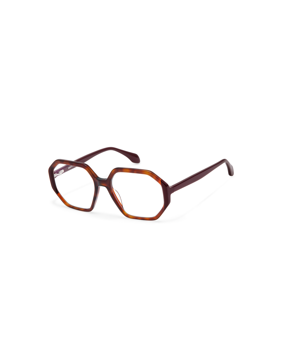 CORINA: Geométricas Acetato Havana optical glasses by GIGI STUDIOS 10560