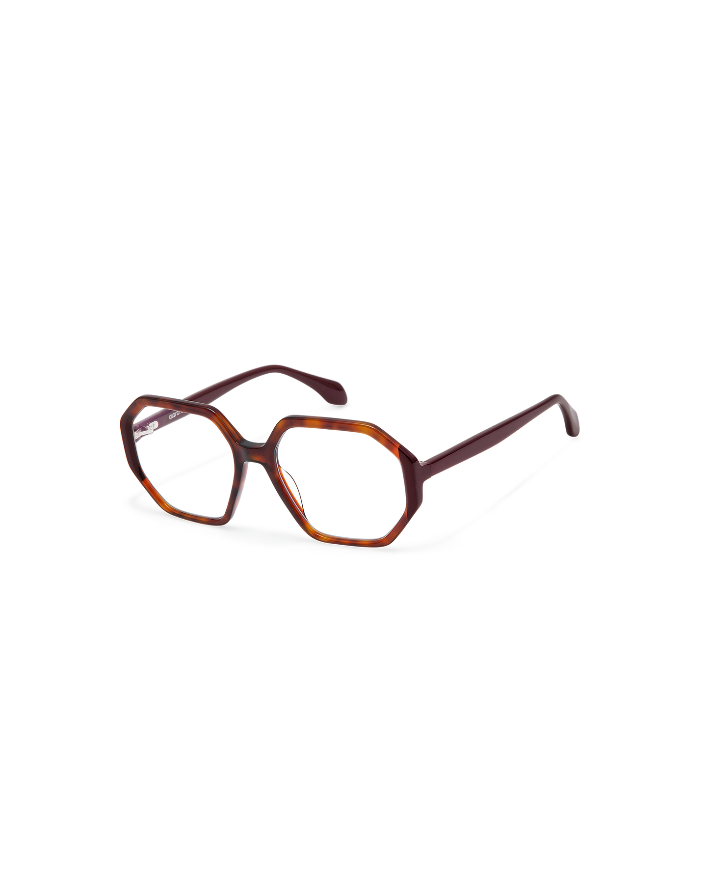 CORINA: Geométricas Acetato Havana optical glasses by GIGI STUDIOS 10560