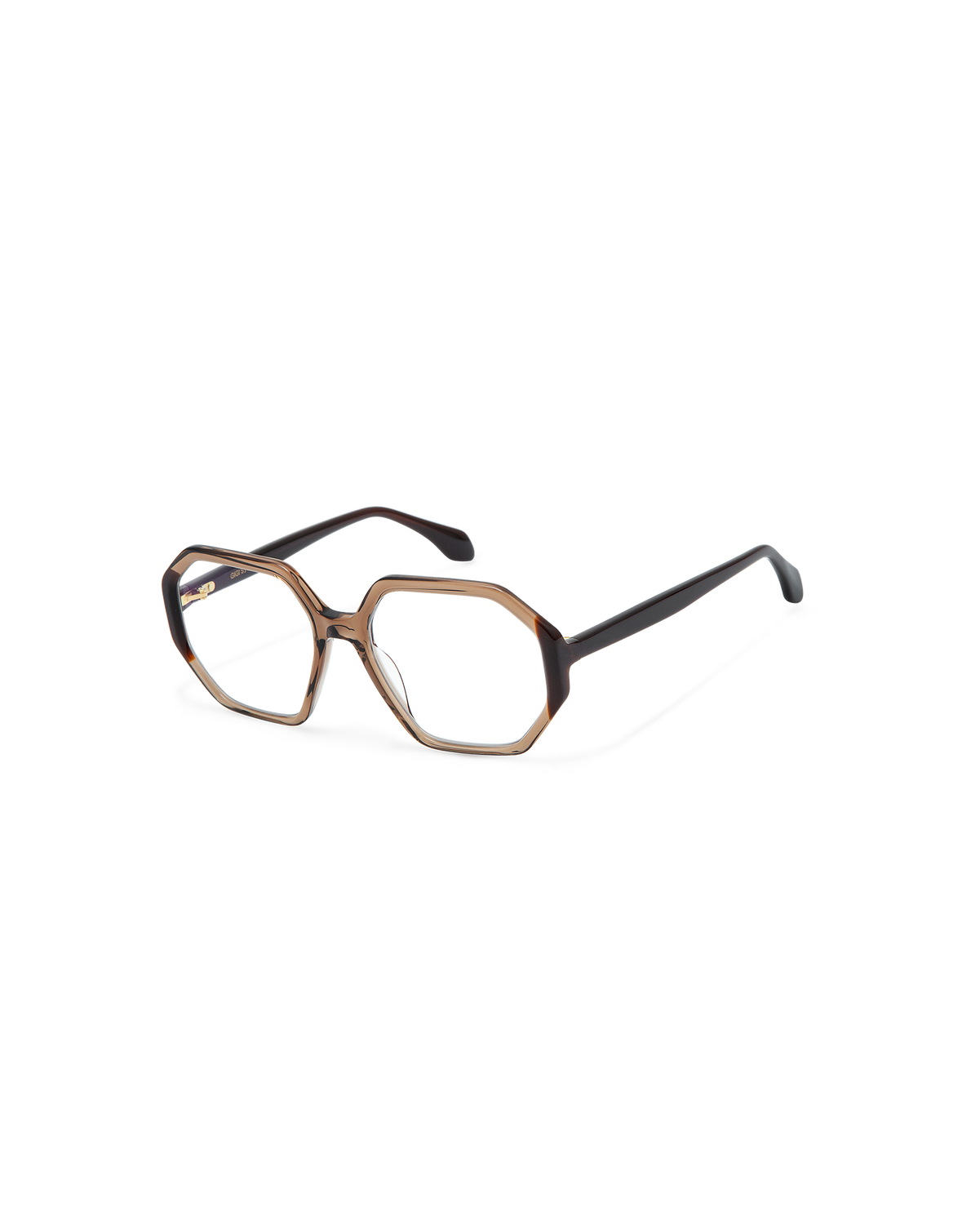 CORINA: Geométricas Acetato Marrón optical glasses by GIGI STUDIOS 10562