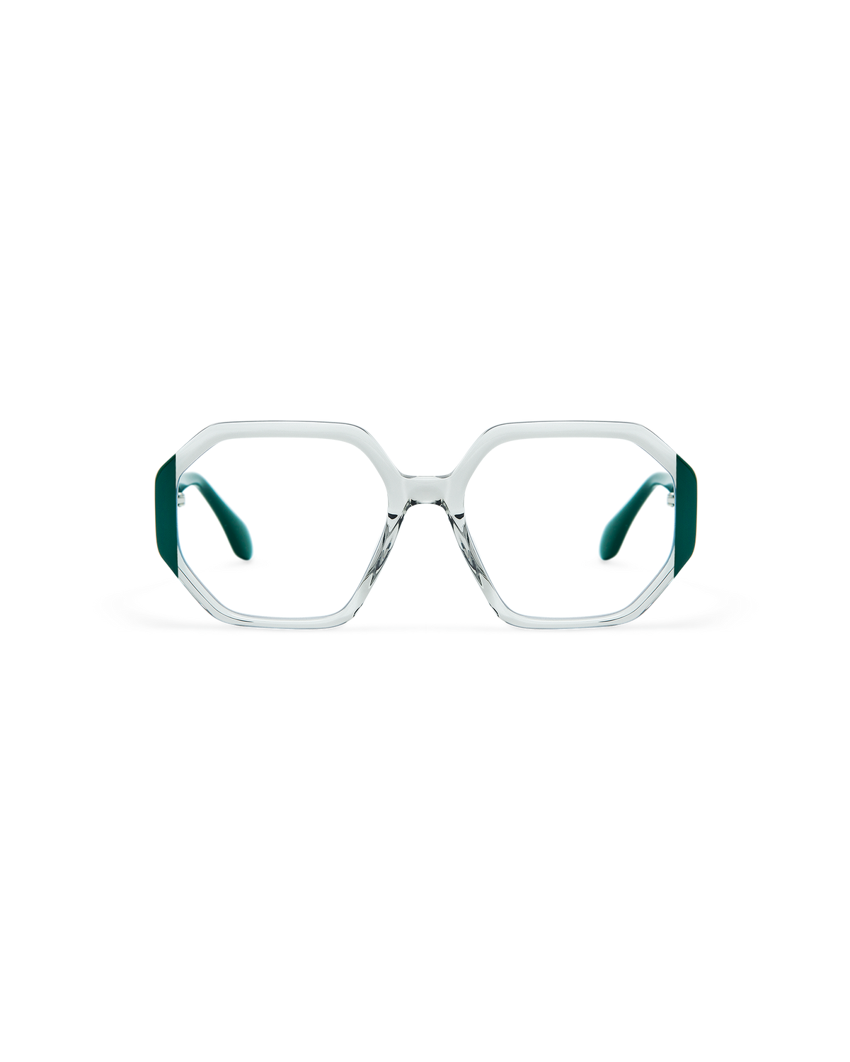 CORINA: Geométricas Acetato Verde optical glasses by GIGI STUDIOS 10563