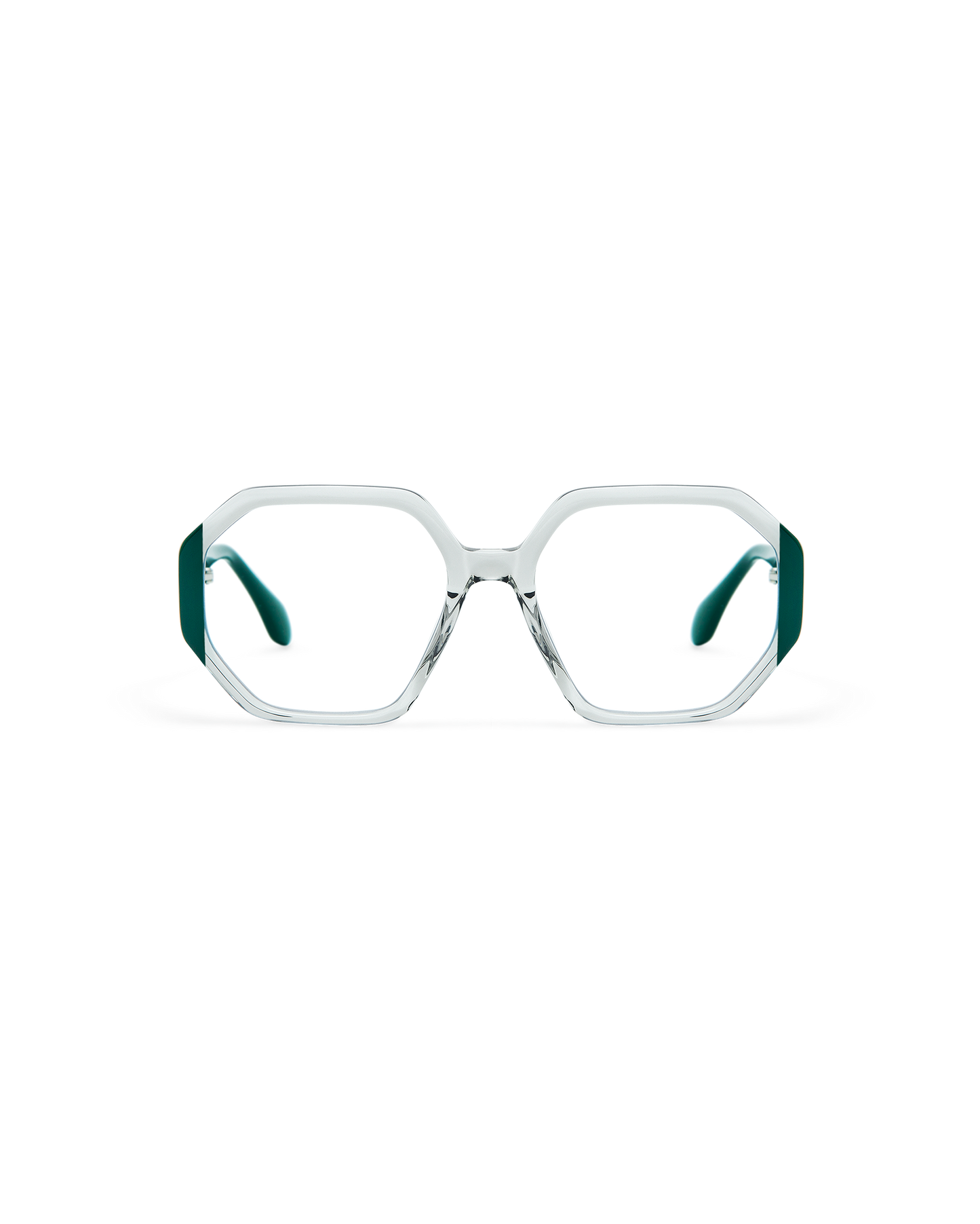 CORINA: Geométricas Acetato Verde optical glasses by GIGI STUDIOS 10563