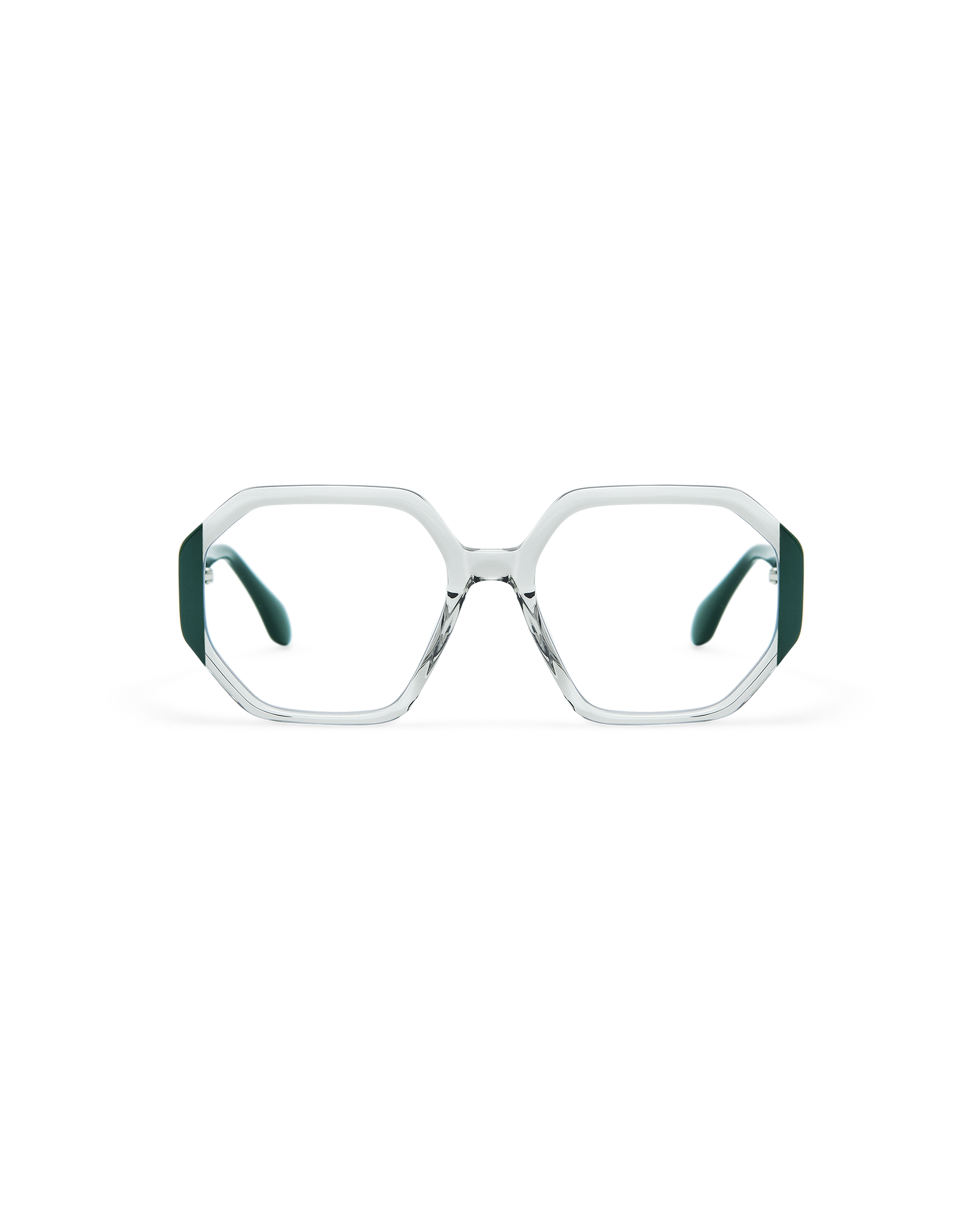 CORINA: Geométricas Acetato Verde optical glasses by GIGI STUDIOS 10563