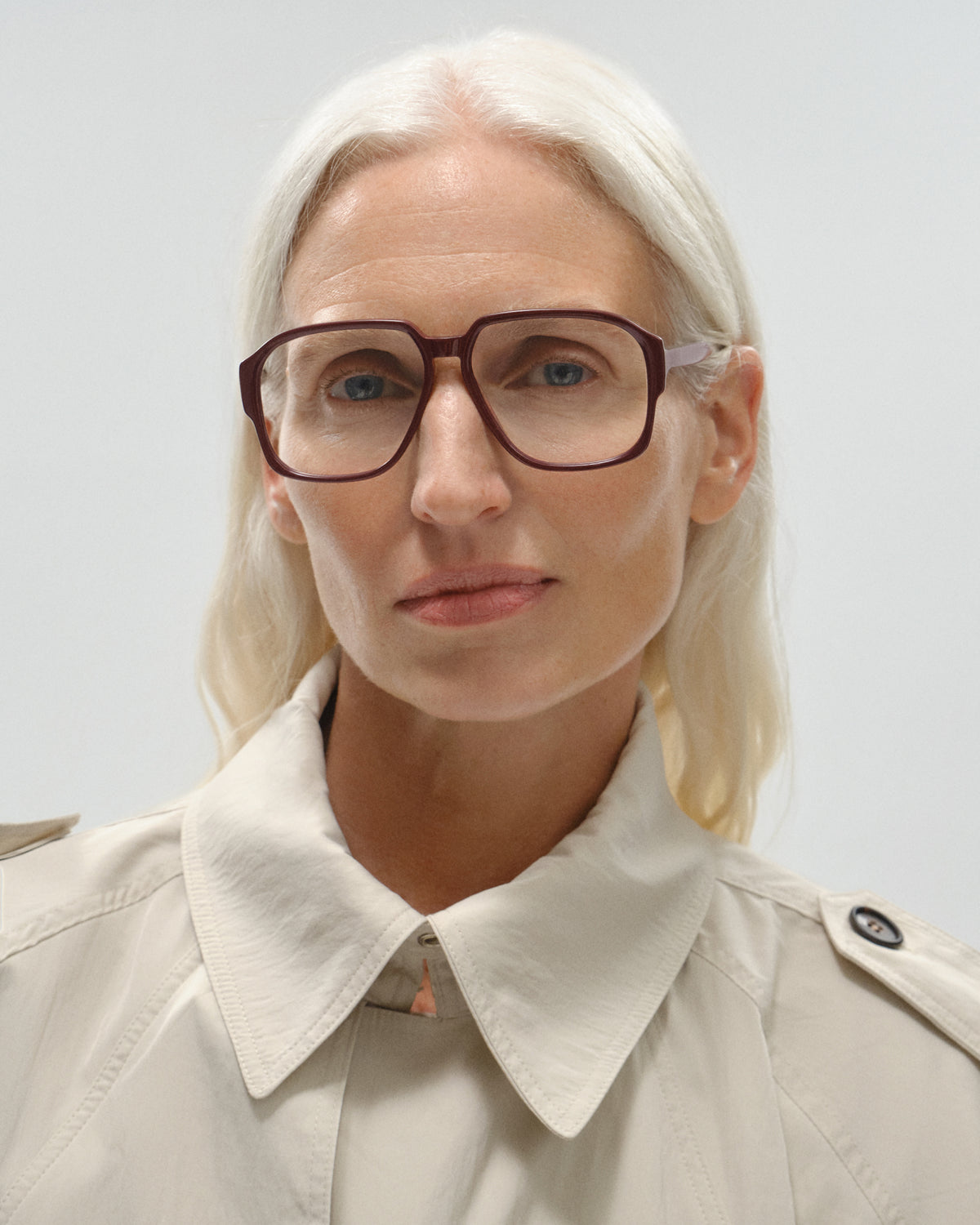 SIREN: Aviador Acetato Rojo optical glasses by GIGI STUDIOS 11442