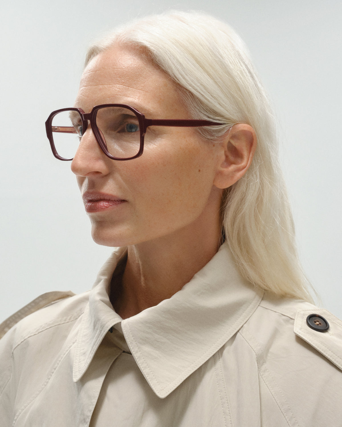 SIREN: Aviador Acetato Rojo optical glasses by GIGI STUDIOS 11443