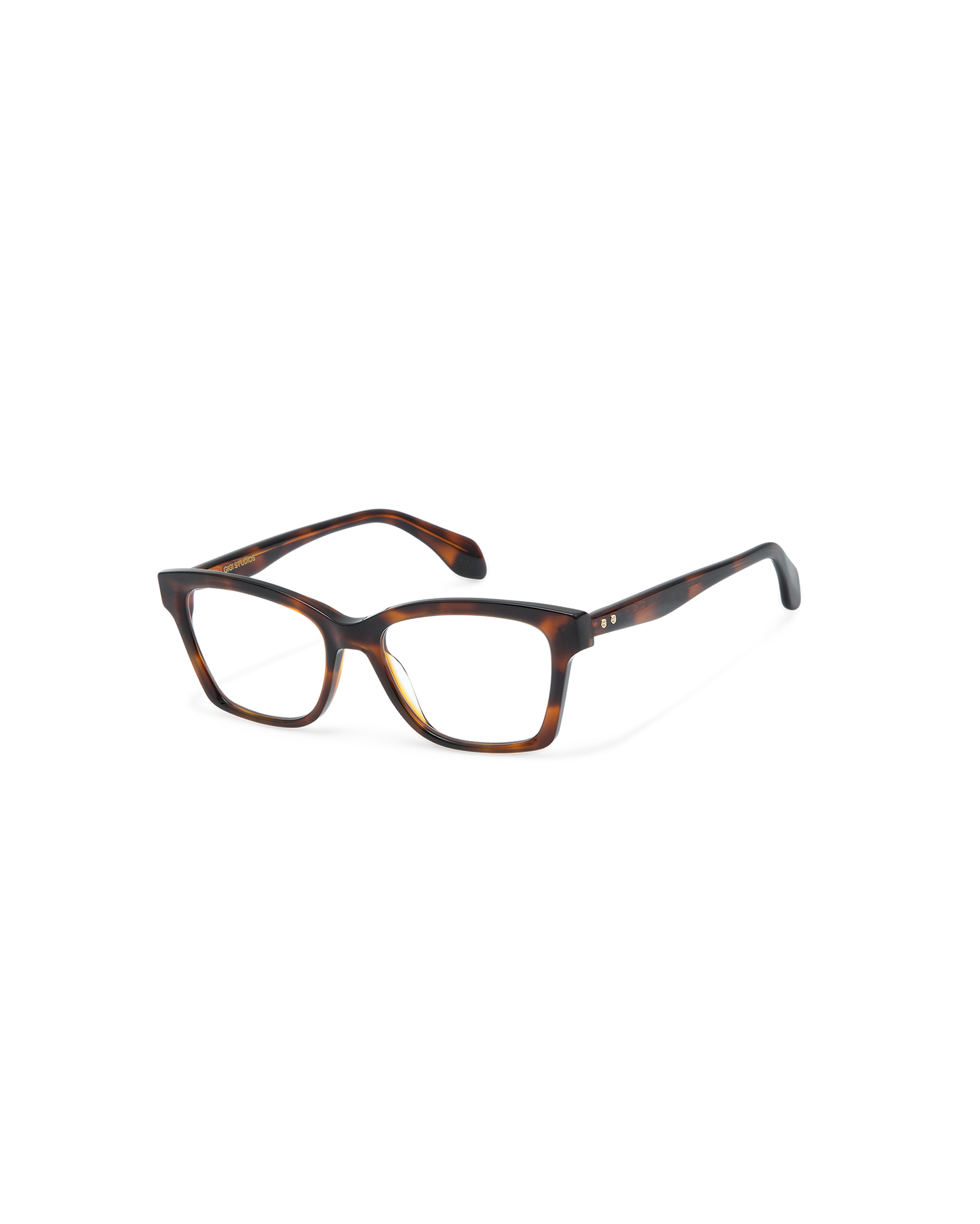 ADELYN: Cat Eye Acetato Havana optical glasses by GIGI STUDIOS 10572