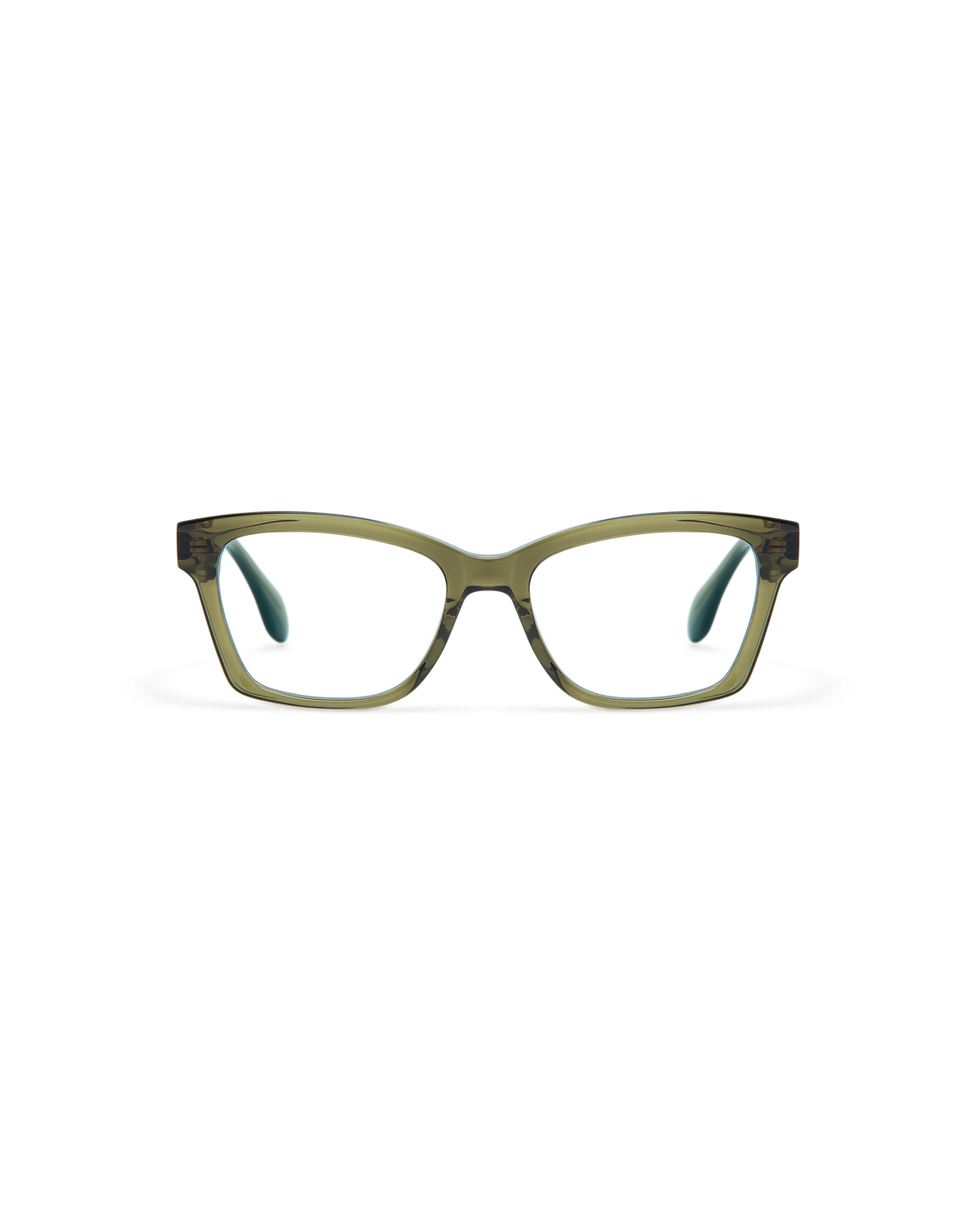 ADELYN: Cat Eye Acetato Verde optical glasses by GIGI STUDIOS 10573