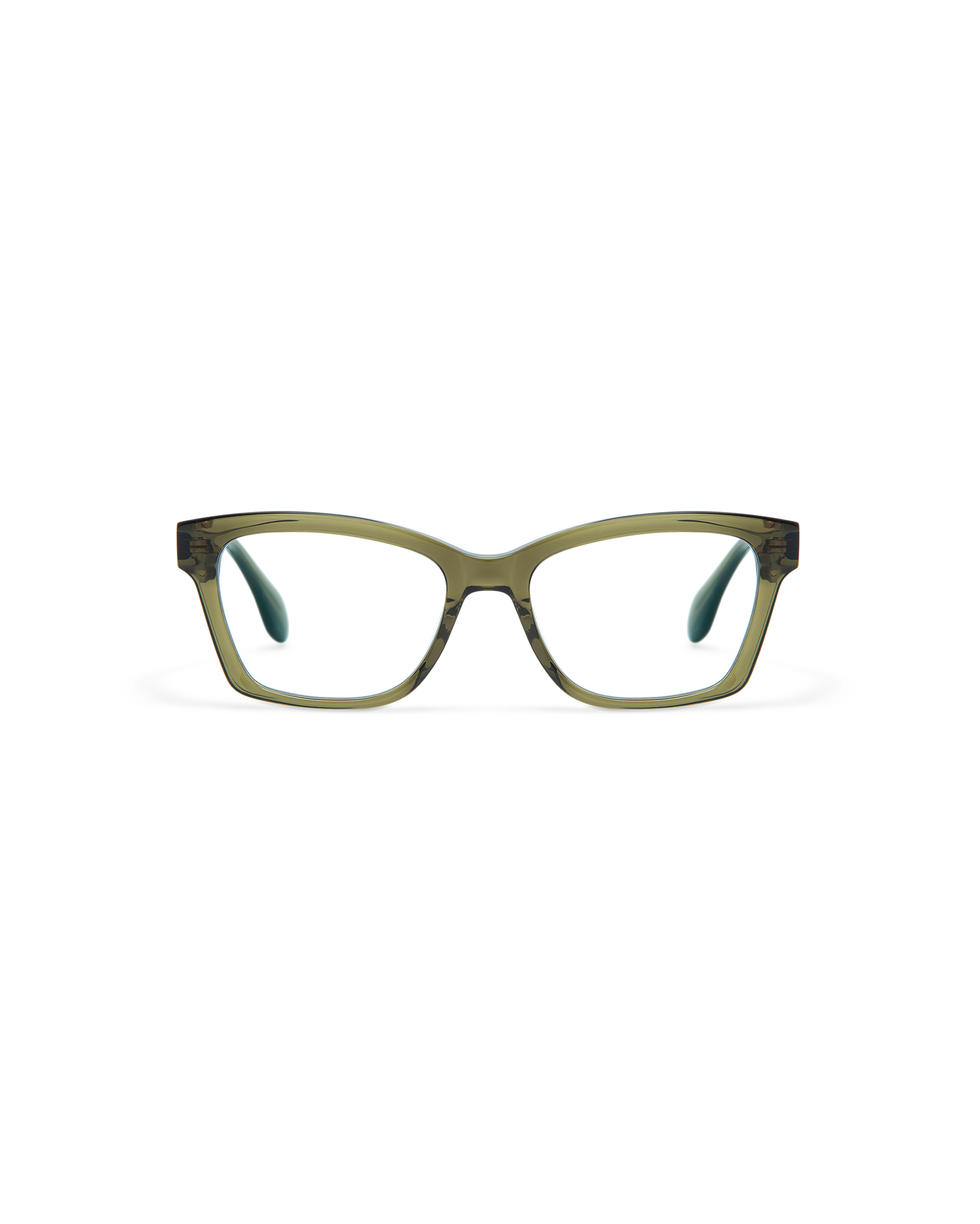 ADELYN: Cat Eye Acetato Verde optical glasses by GIGI STUDIOS 10573
