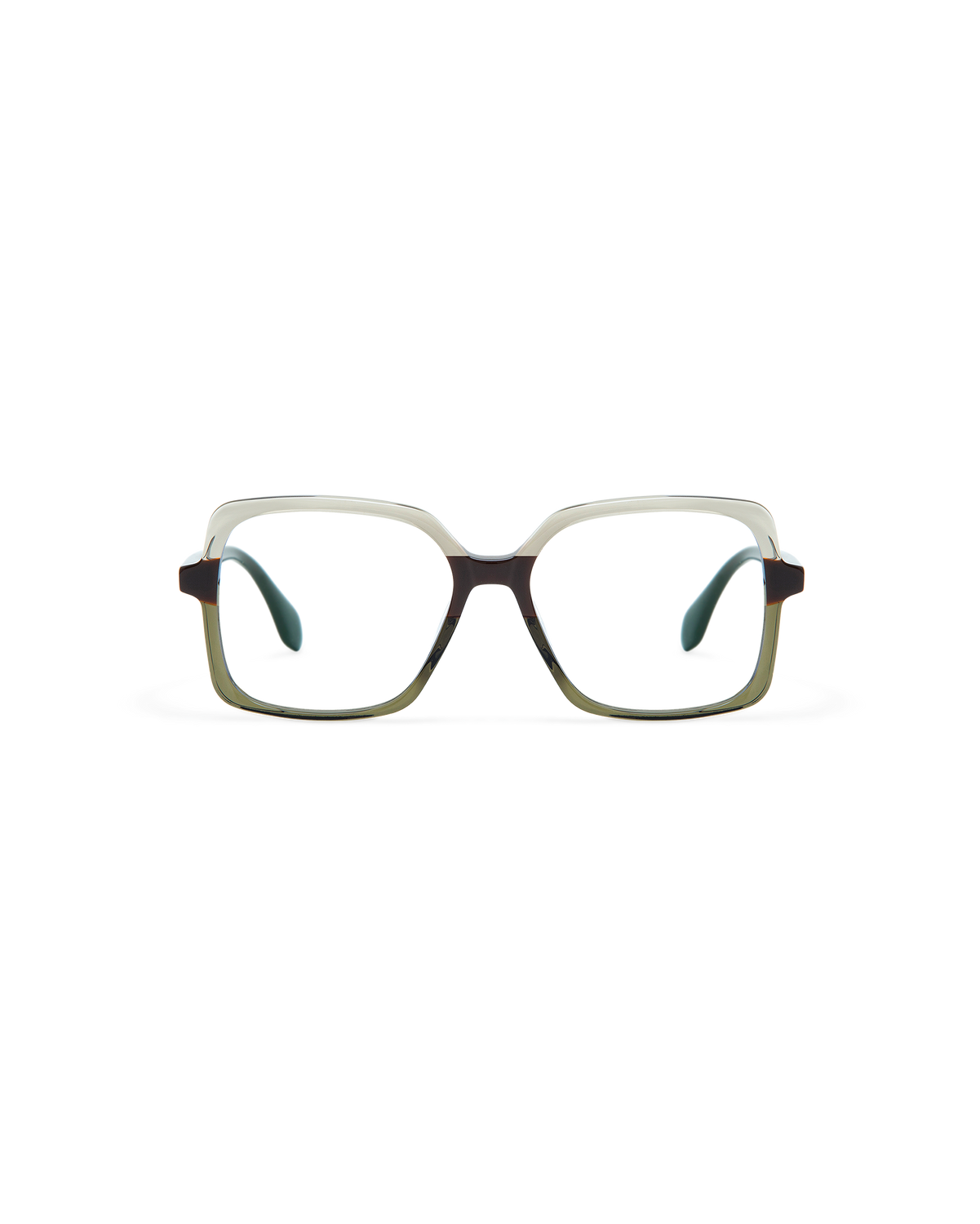 ARMINA: Cuadrada Acetato Marrón optical glasses by GIGI STUDIOS 10599