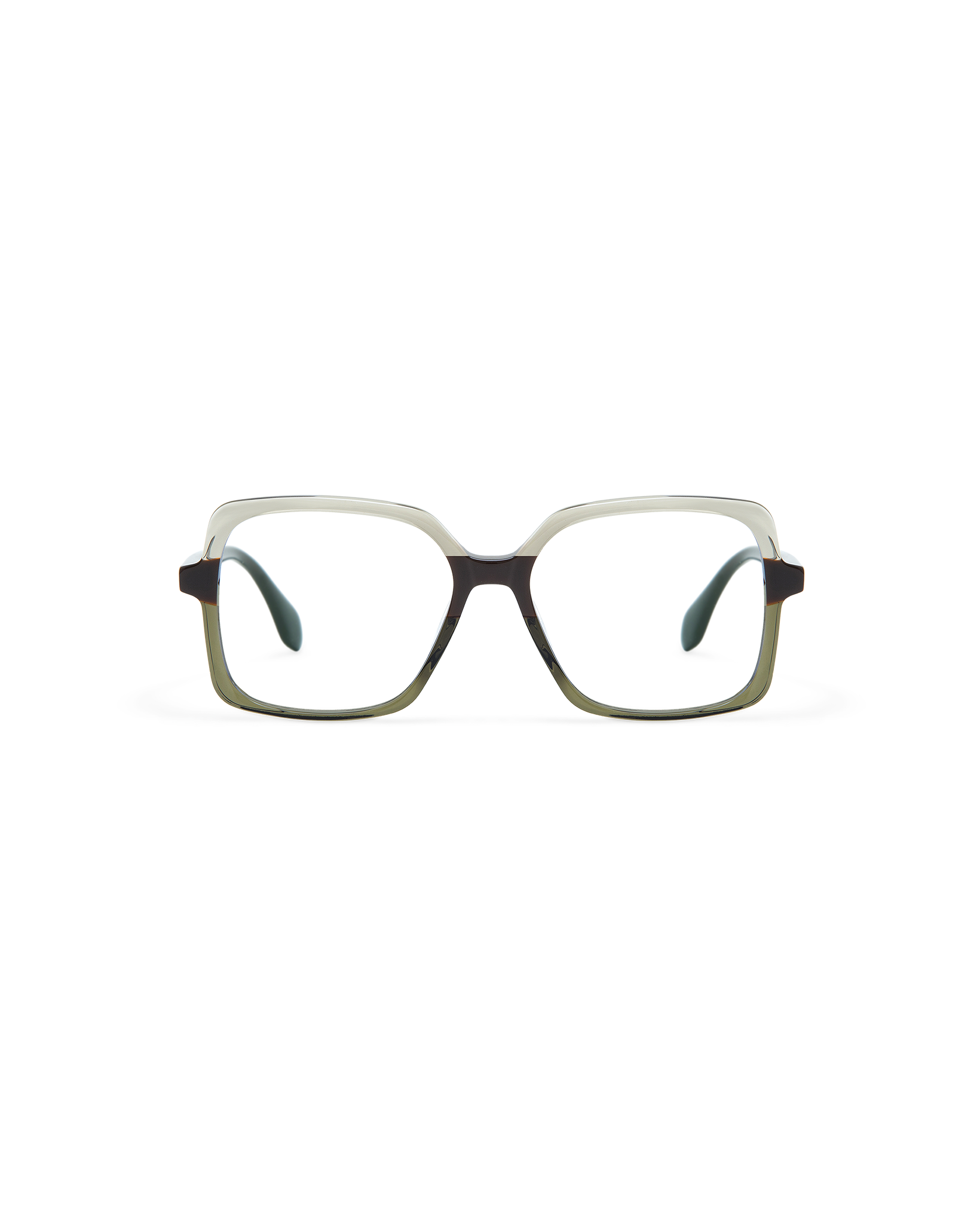 ARMINA: Cuadrada Acetato Marrón optical glasses by GIGI STUDIOS 10599