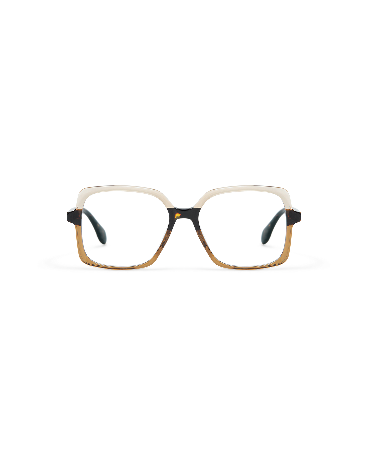 ARMINA: Cuadrada Acetato Marrón optical glasses by GIGI STUDIOS 10601