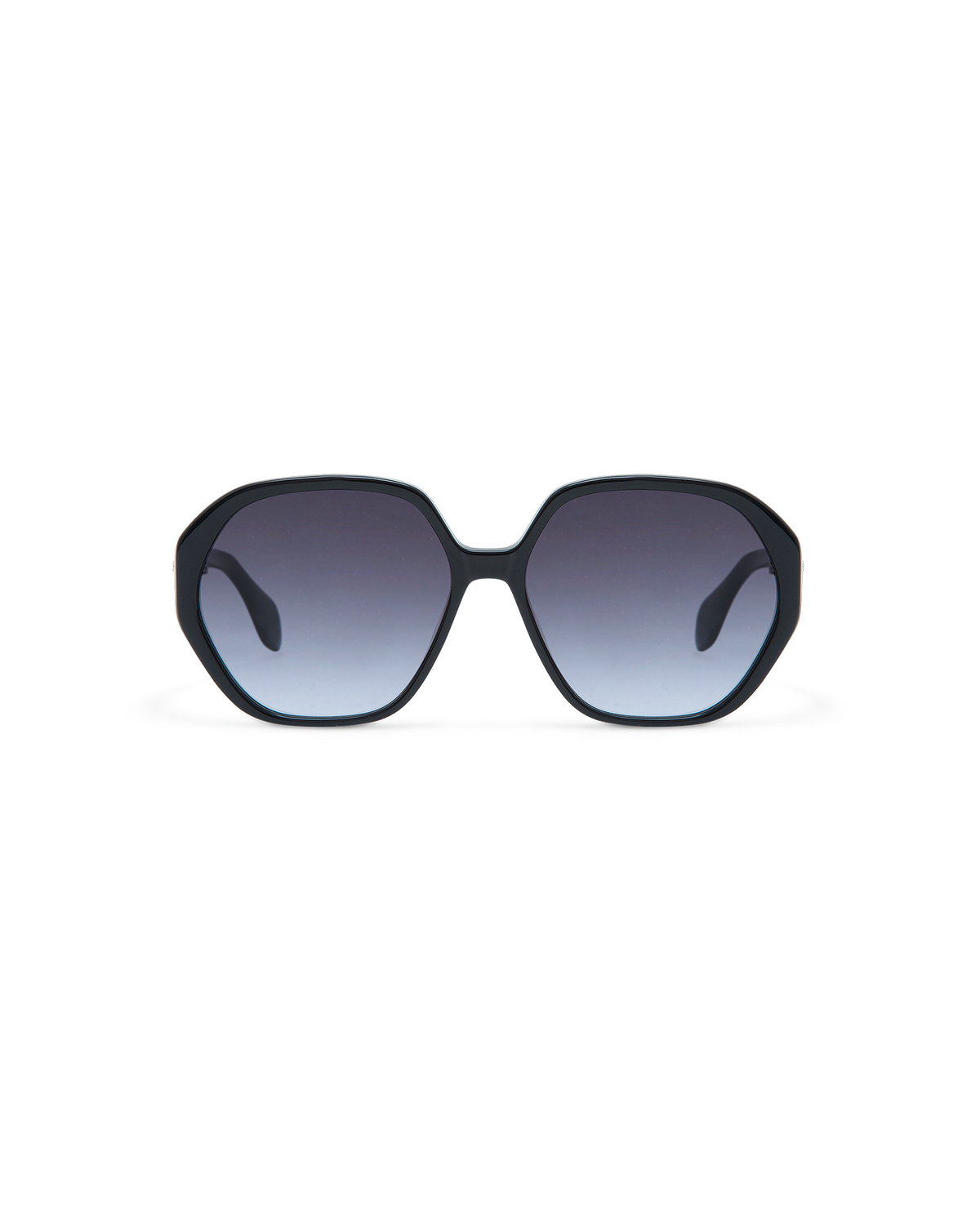 LORIEN: Geométricas Acetato Noir sunglasses by GIGI STUDIOS 10605