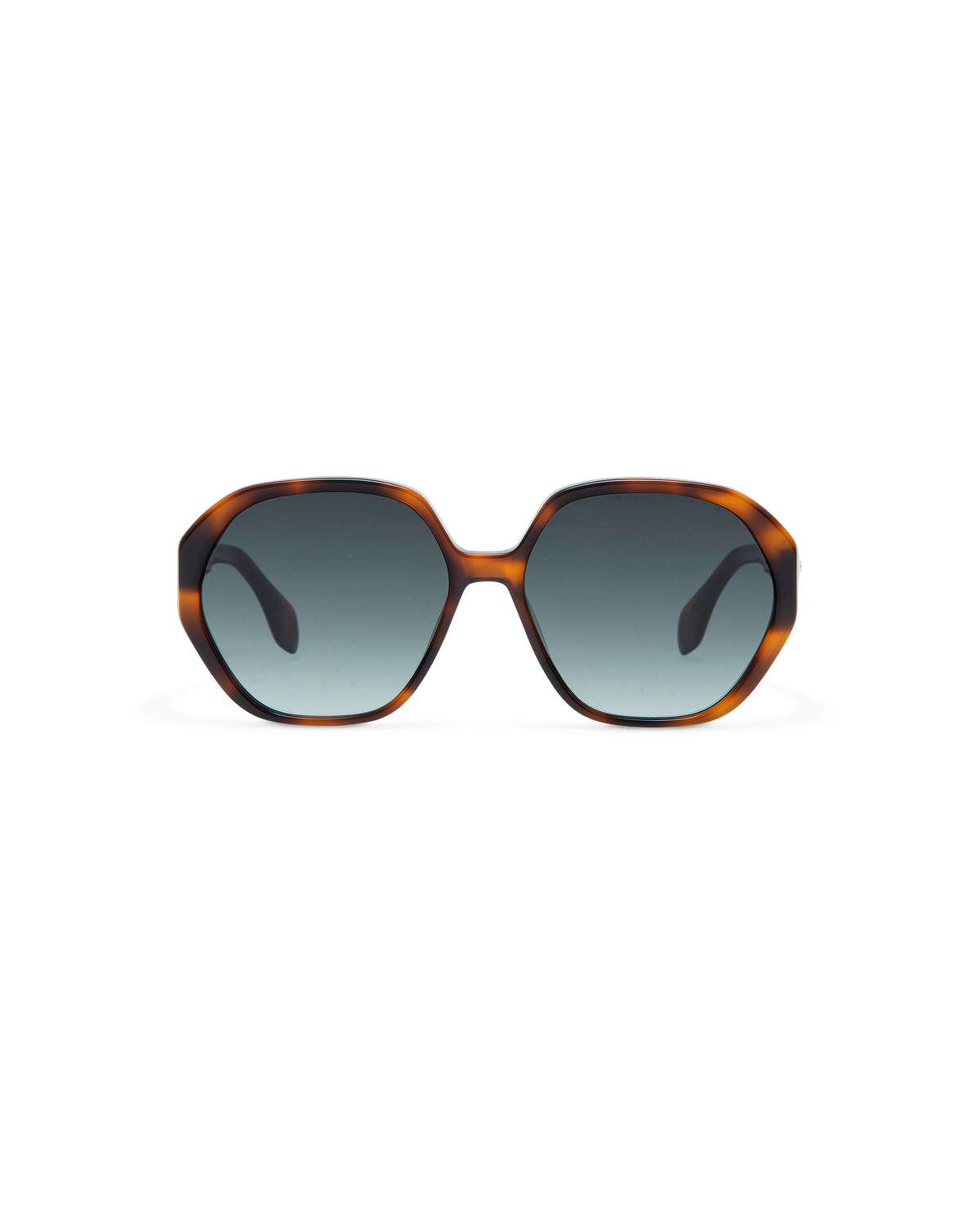 LORIEN: Geométricas Acetato Havana sunglasses by GIGI STUDIOS 10607