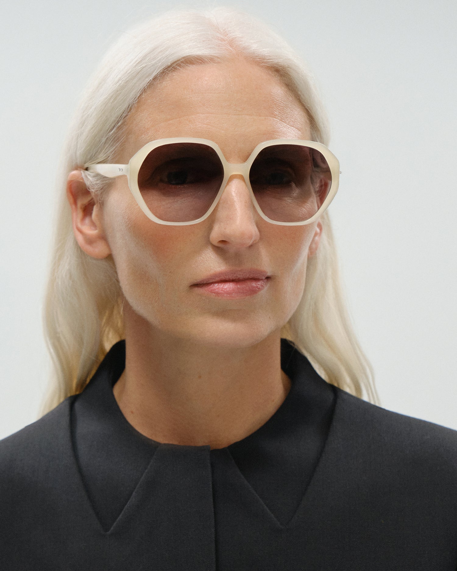 LORIEN: Geométricas Acetato Marrón sunglasses by GIGI STUDIOS 11451
