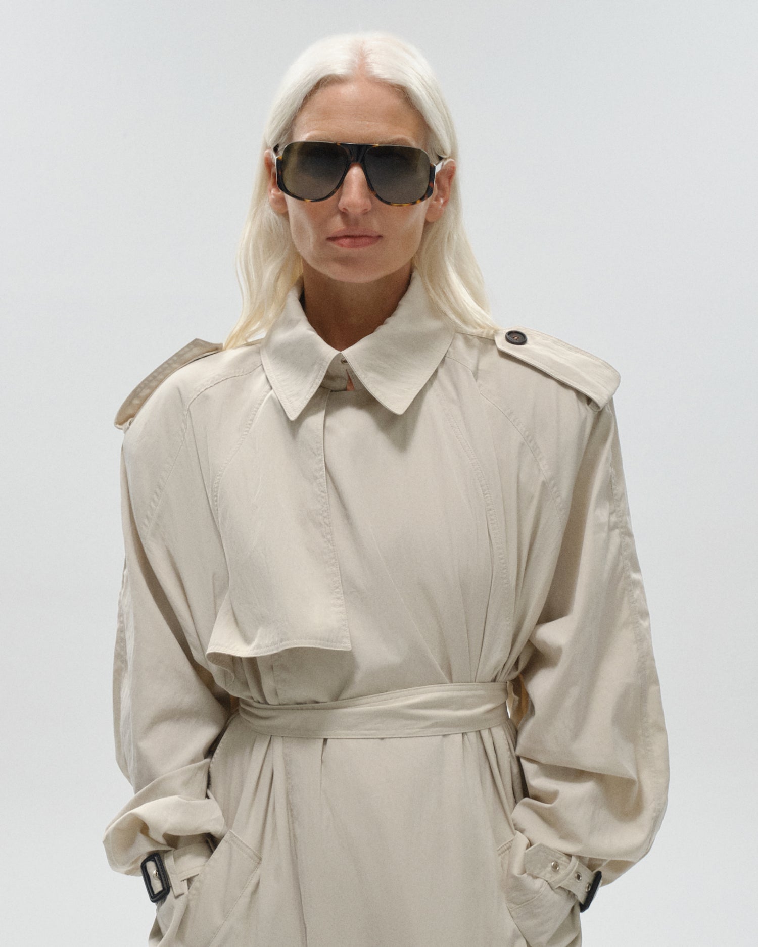 AURENNE: Aviador Acetato Havana sunglasses by GIGI STUDIOS 11458