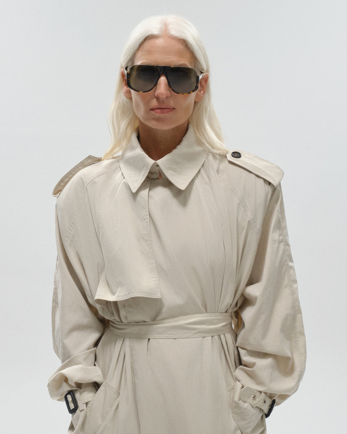 AURENNE: Aviador Acetato Havana sunglasses by GIGI STUDIOS 11458