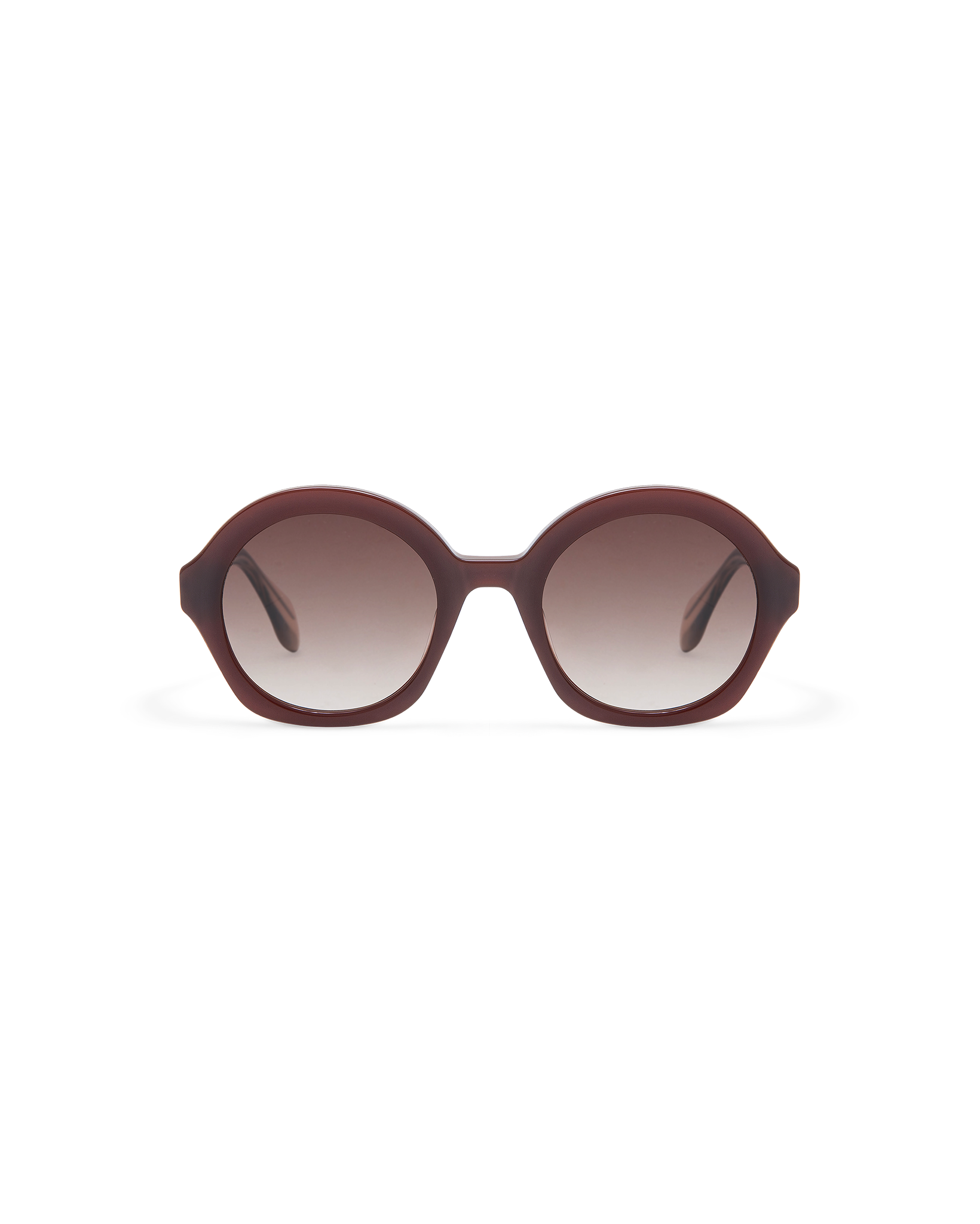 VARELLE: Redondas Acetato Rojo sunglasses by GIGI STUDIOS 10635