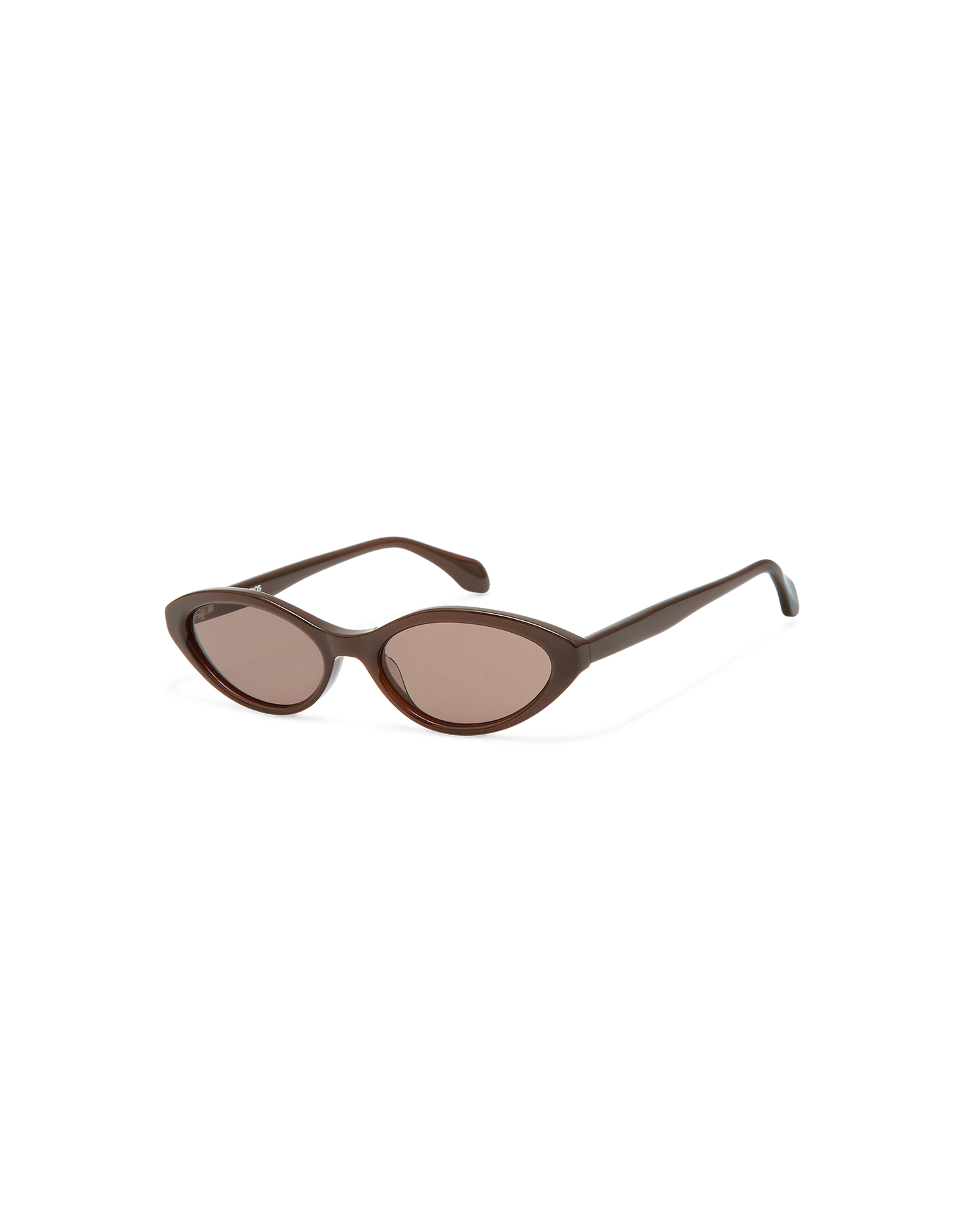 NADIENA: Tiny Acetato Marrón sunglasses by GIGI STUDIOS 10650