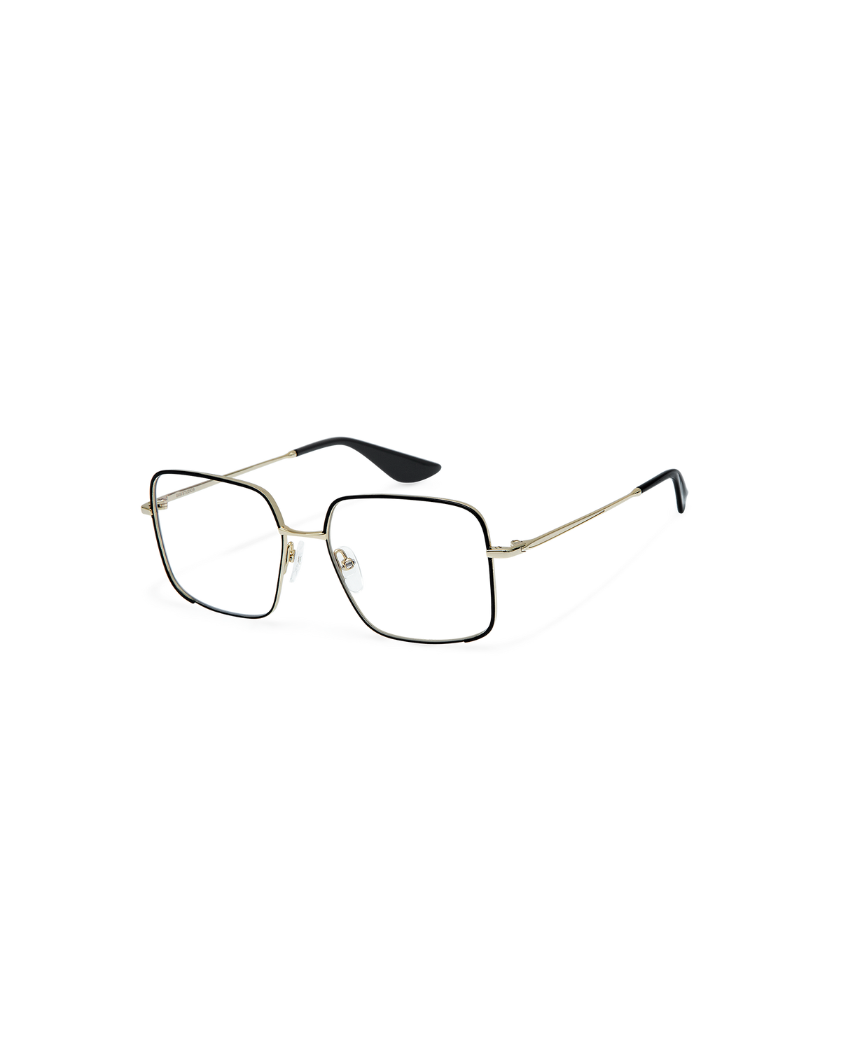 NARELLE: Cuadrada Metal Noir optical glasses by GIGI STUDIOS 10660
