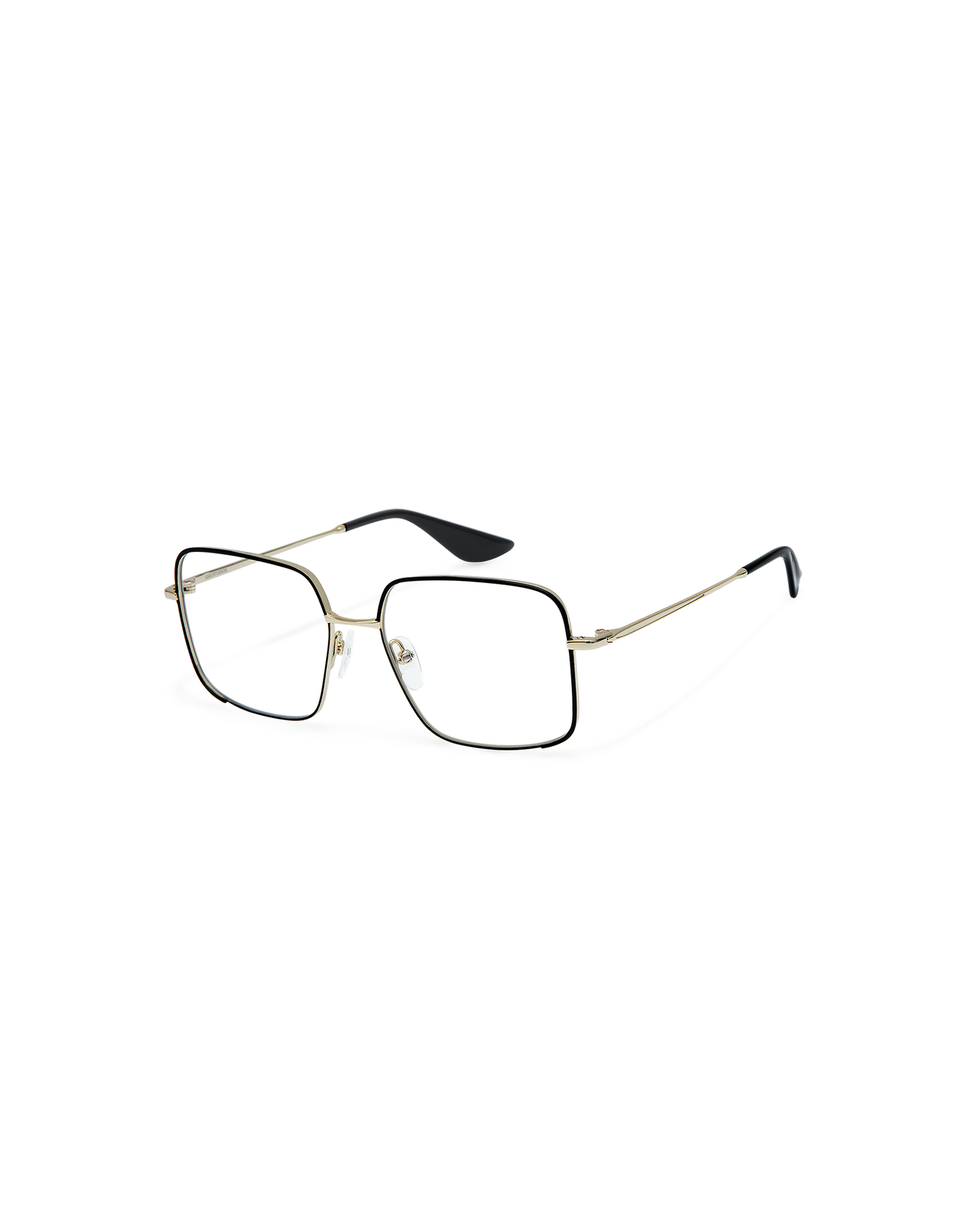 NARELLE: Cuadrada Metal Noir optical glasses by GIGI STUDIOS 10660