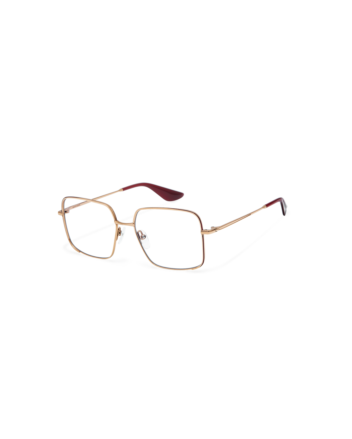 NARELLE: Cuadrada Metal Rojo optical glasses by GIGI STUDIOS 10664