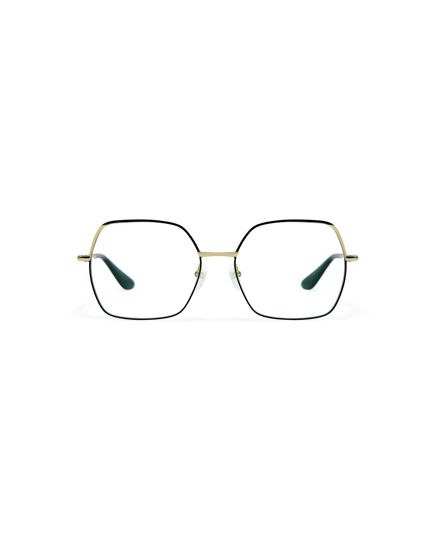 SORENNE: Cuadrada Metal Noir optical glasses by GIGI STUDIOS 10665