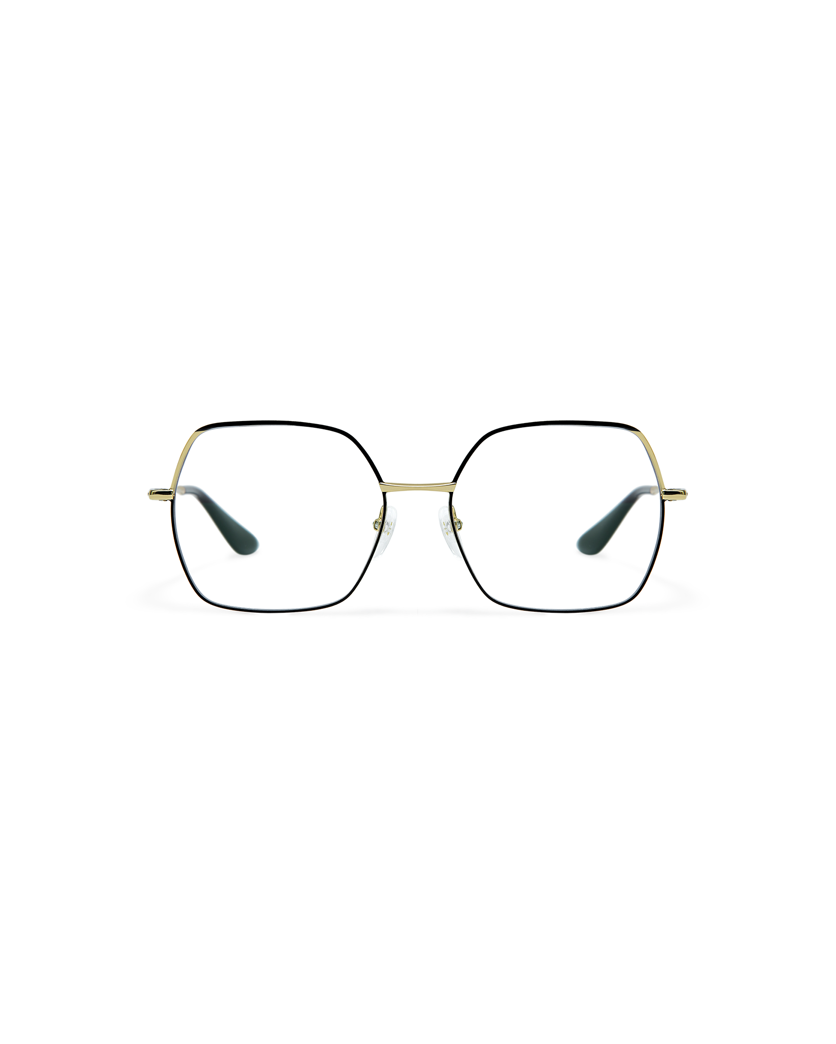 SORENNE: Cuadrada Metal Noir optical glasses by GIGI STUDIOS 10665