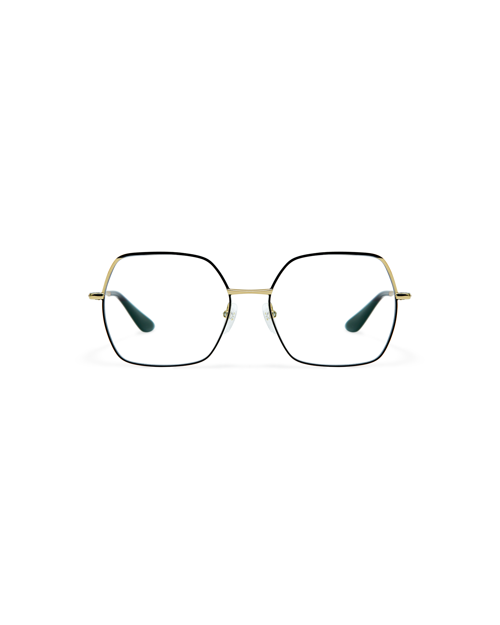 SORENNE: Cuadrada Metal Noir optical glasses by GIGI STUDIOS 10665