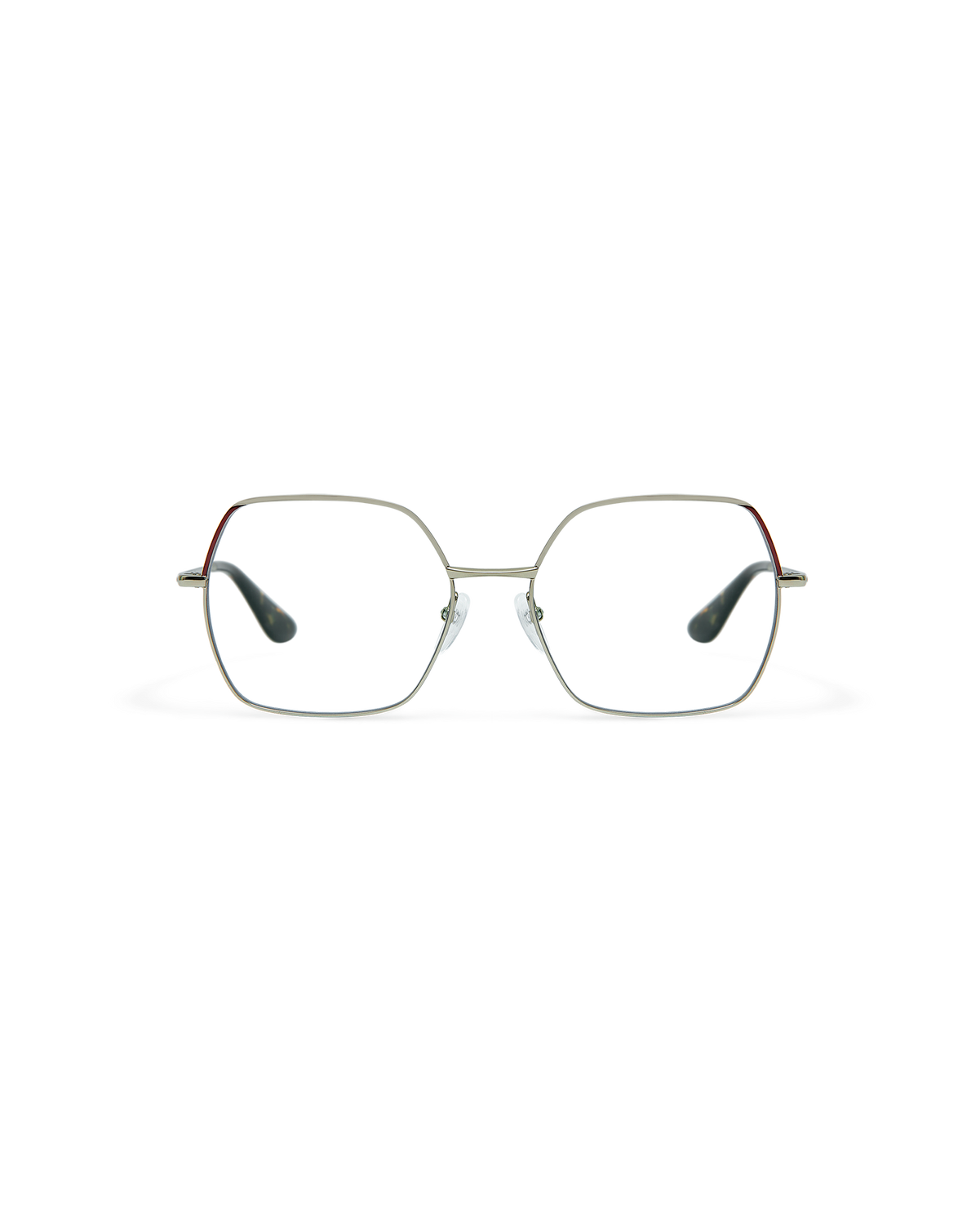 SORENNE: Cuadrada Metal Dark Silver optical glasses by GIGI STUDIOS 10669