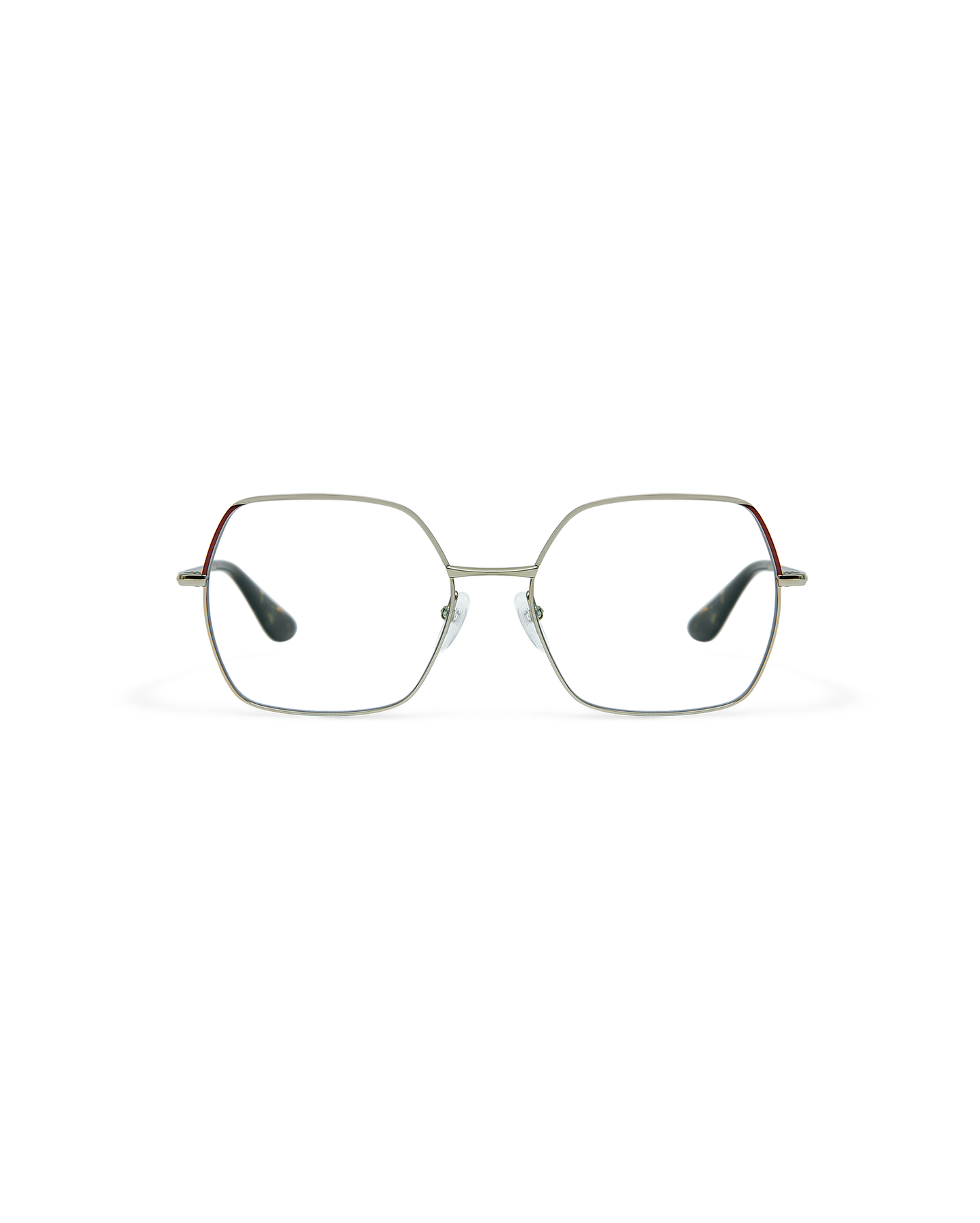 SORENNE: Cuadrada Metal Dark Silver optical glasses by GIGI STUDIOS 10669