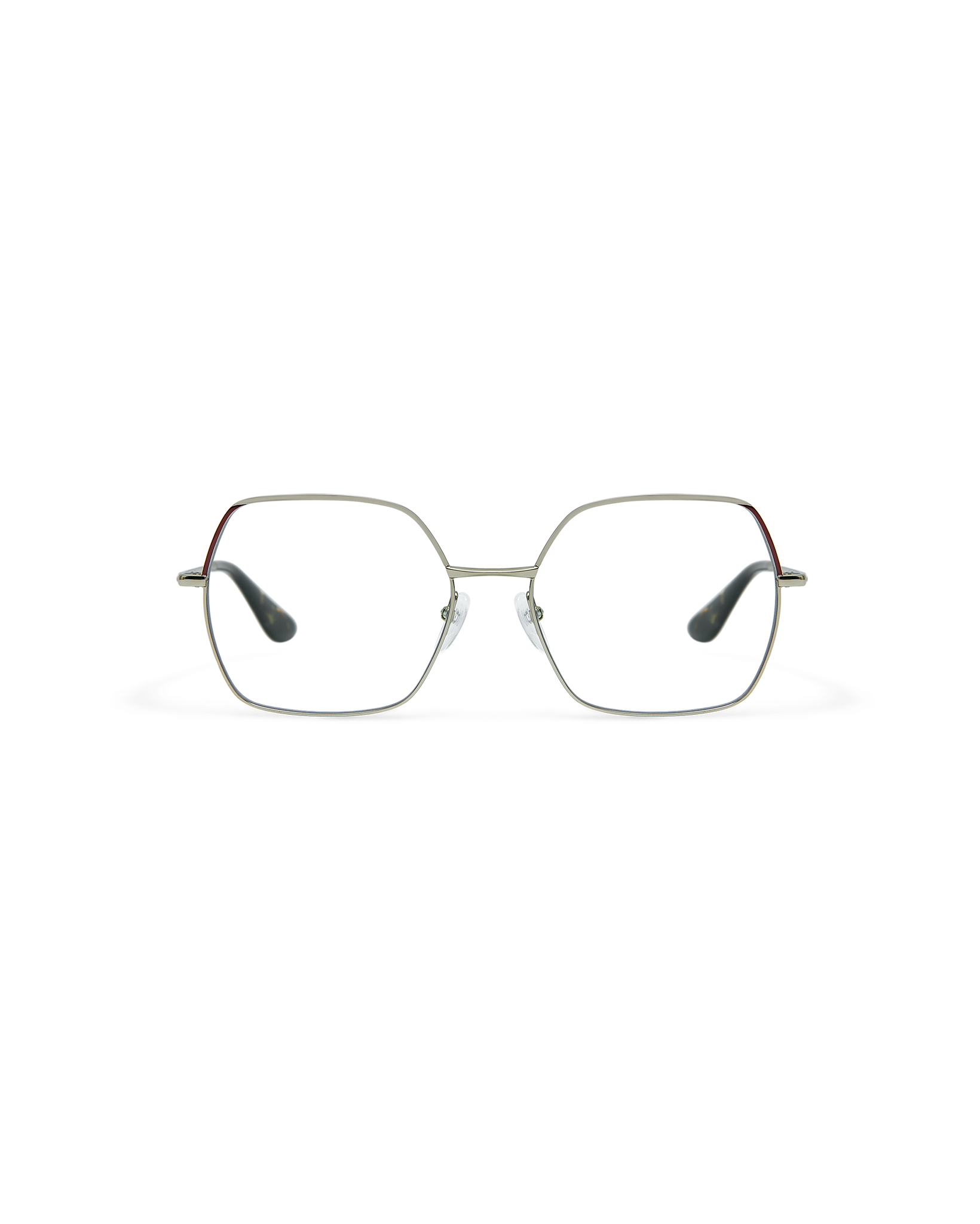 SORENNE: Cuadrada Metal Dark Silver optical glasses by GIGI STUDIOS 10669