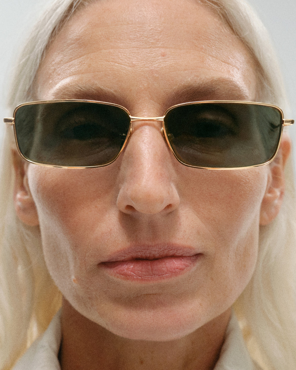 LIVIAN: Tiny Metal Doré sunglasses by GIGI STUDIOS 11466