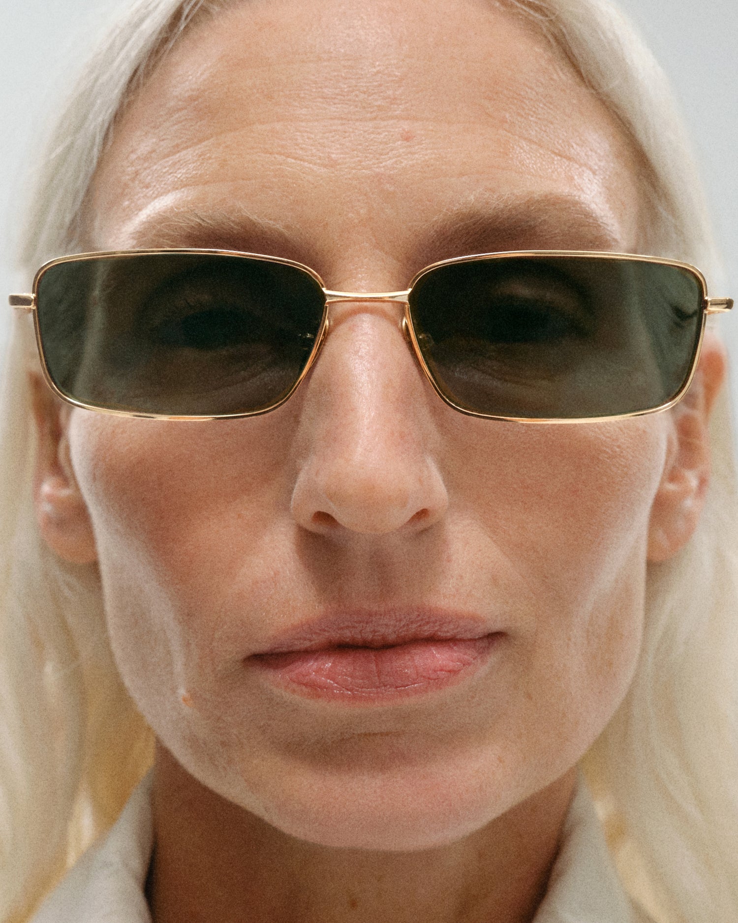 LIVIAN: Tiny Metal Doré sunglasses by GIGI STUDIOS 11466