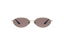AMELIS: Tiny Metal Doré sunglasses by GIGI STUDIOS 10675