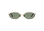AMELIS: Tiny Metal Doré sunglasses by GIGI STUDIOS 10677