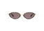 EVELA: Tiny Acetato-Metal Havana sunglasses by GIGI STUDIOS 10681