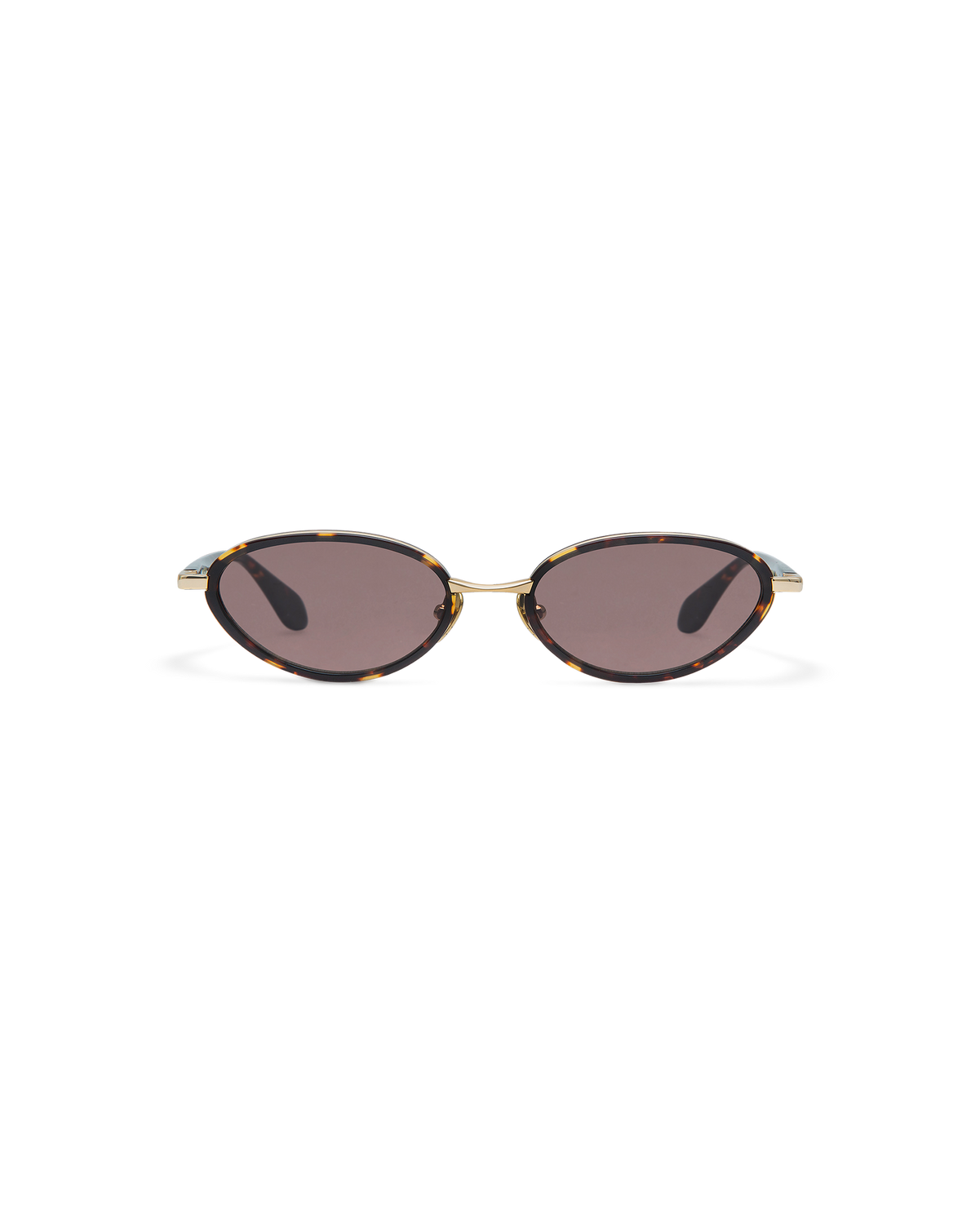 EVELA: Tiny Acetato-Metal Havana sunglasses by GIGI STUDIOS 10681